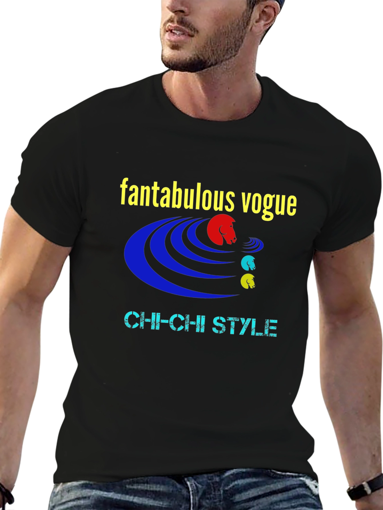 Black Fantabulous Vogue T-Shirt - Stylish Graphic Tee view 6