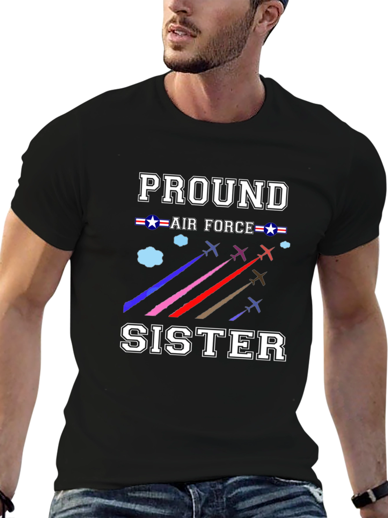 Proud Air Force Sister T-Shirt - 6