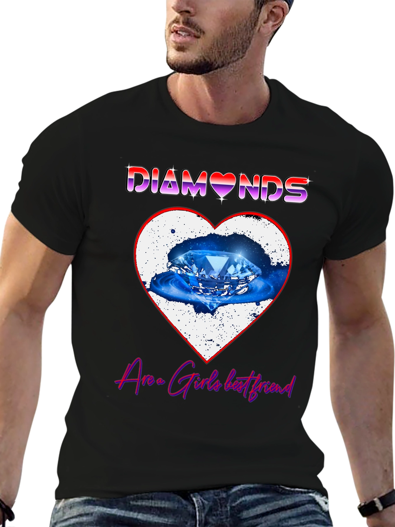 Black Diamonds Are a Girl's Best Friend Graphic Tee view 6