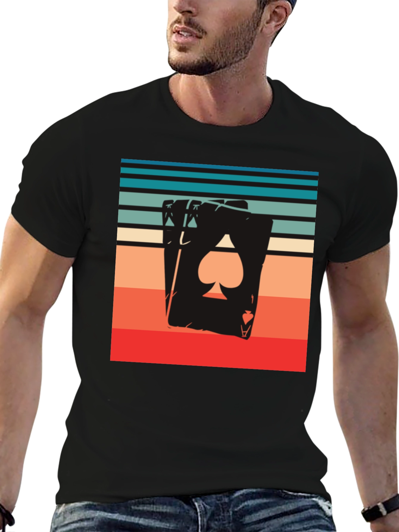 Retro Card Deck T-Shirt - 6