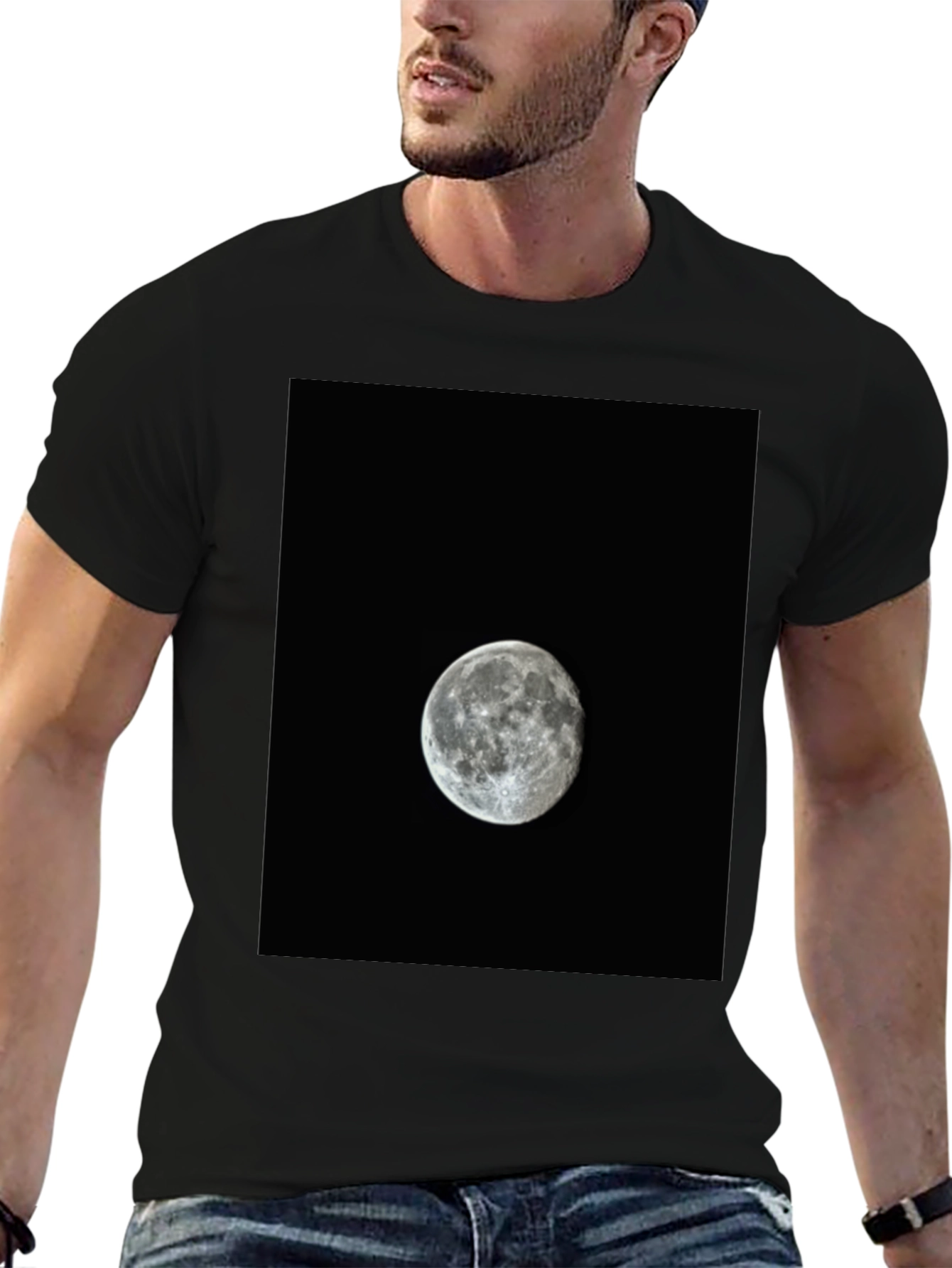 Black Lunar Black T-Shirt view 6