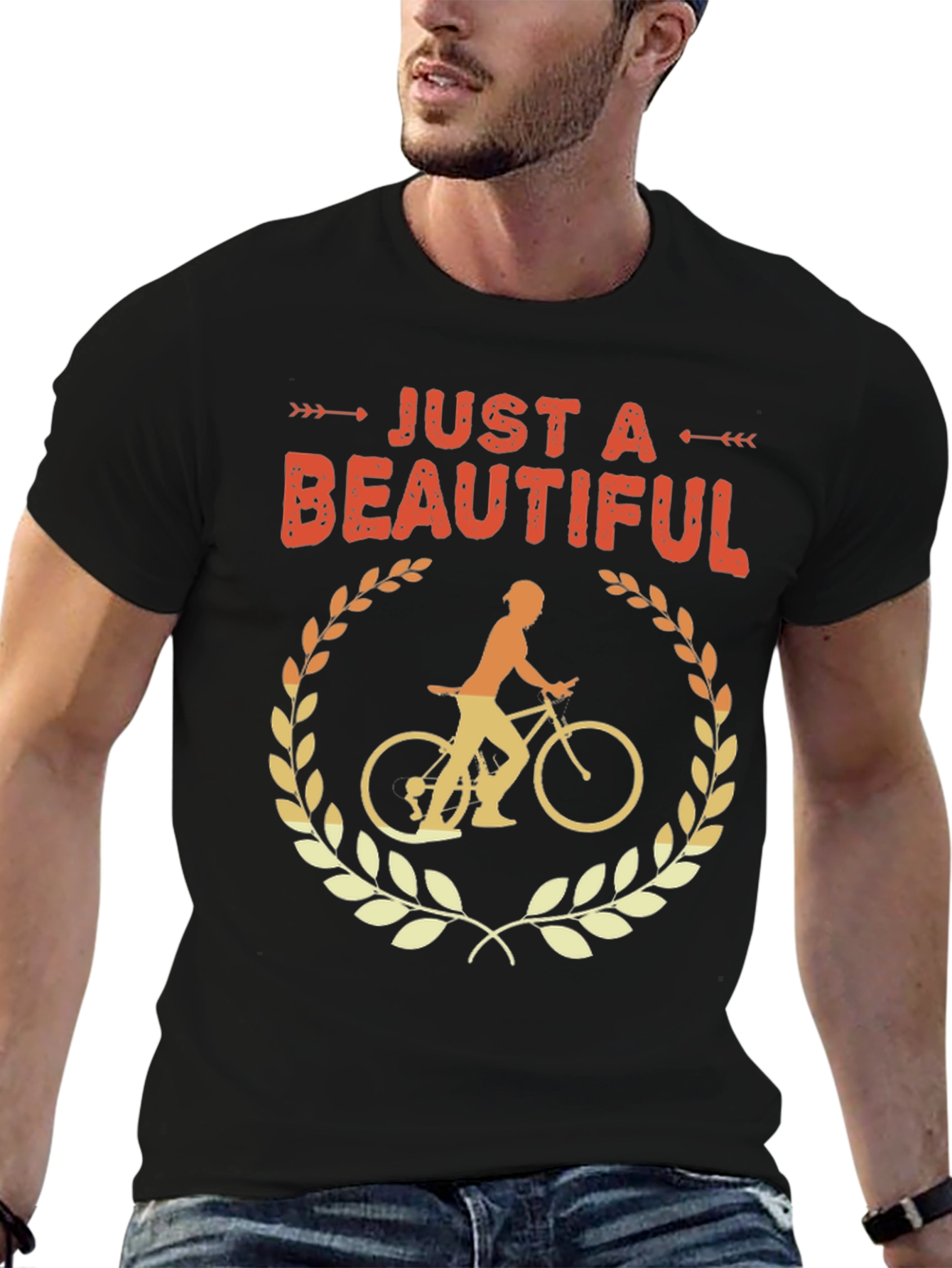 Black Just a Beautiful Ride T-Shirt view 6