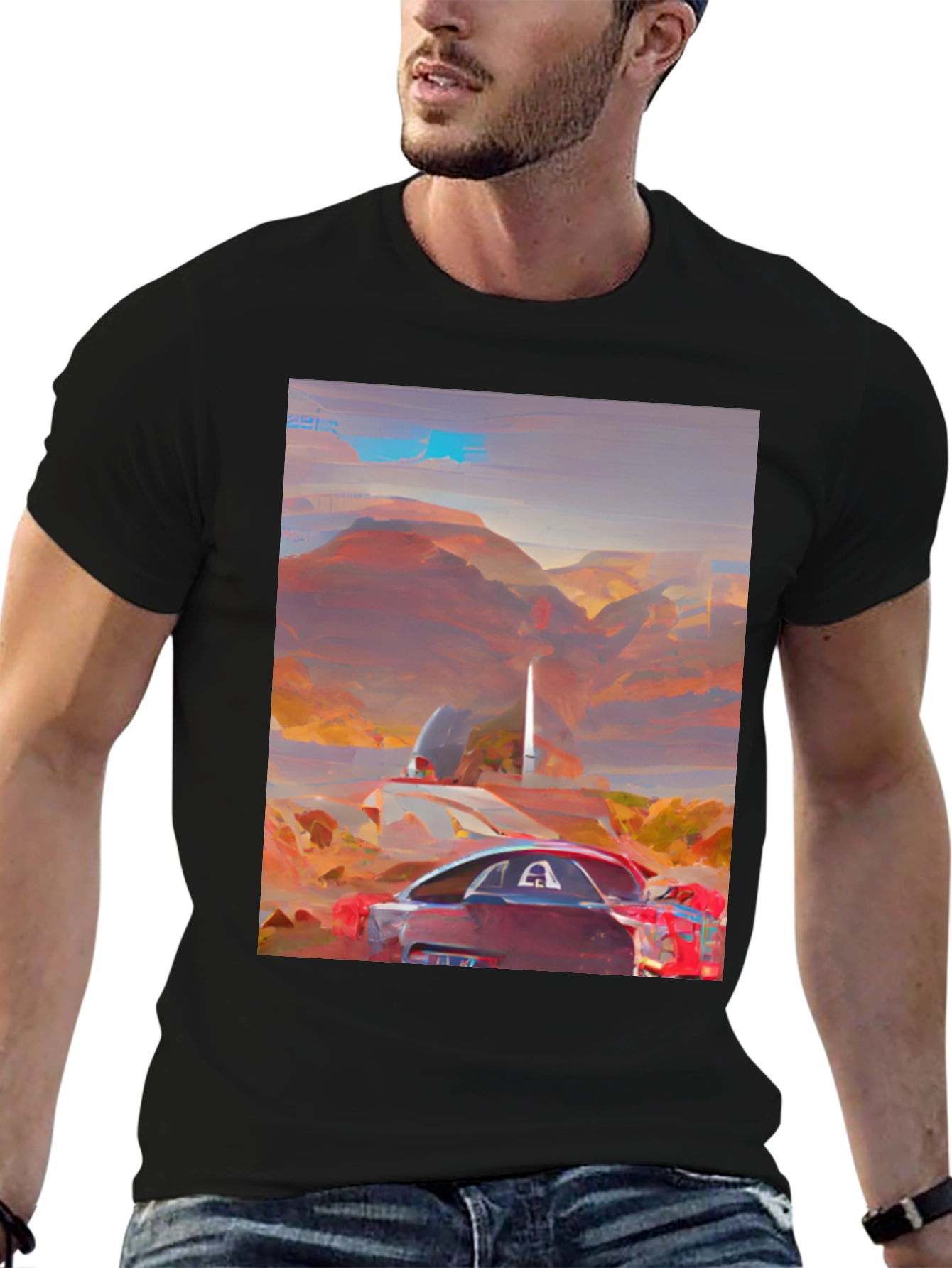 Black Desert Road Trip Graphic Tee view 6