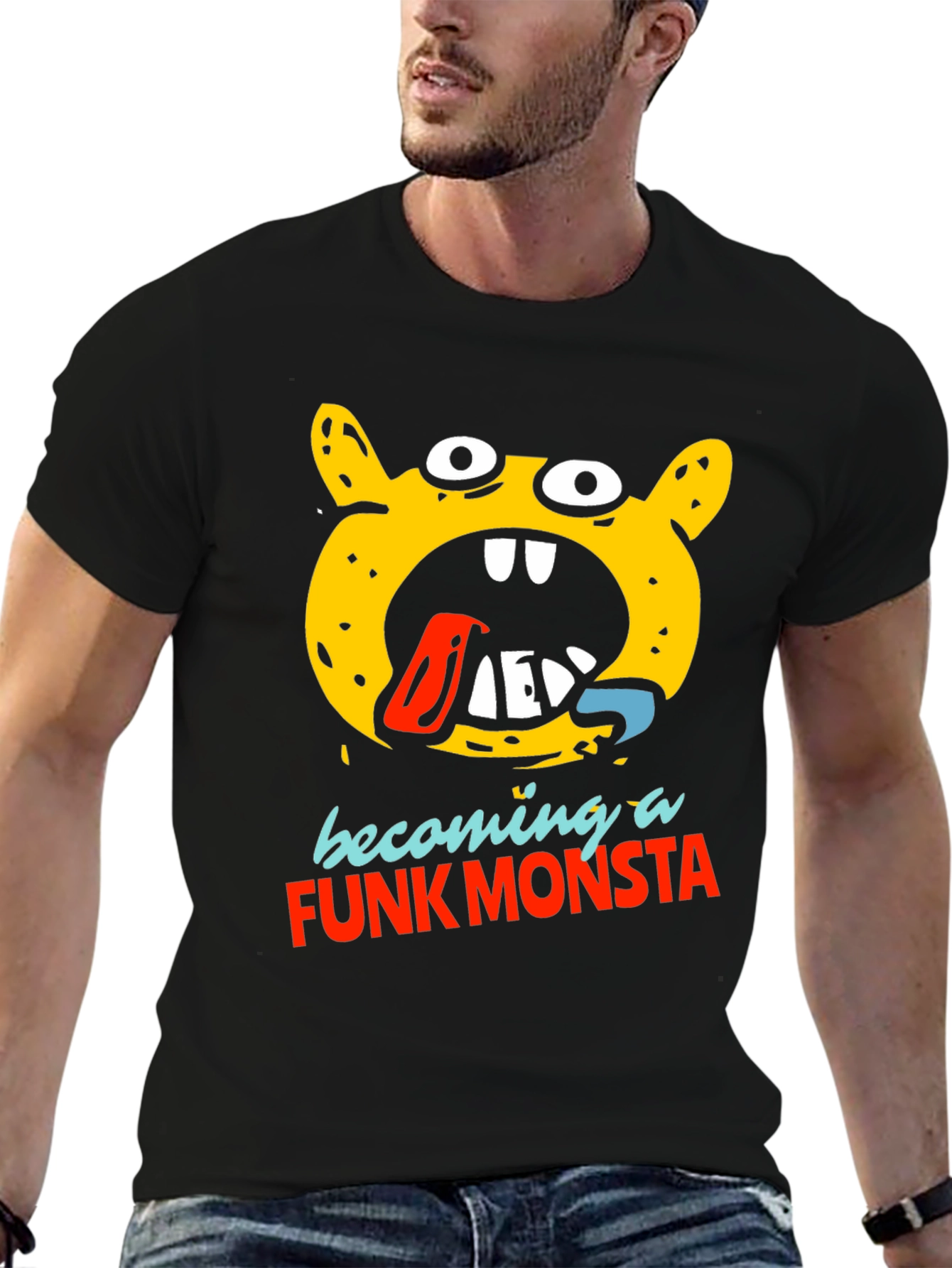 Black Funk Monsta Graphic Tee view 6