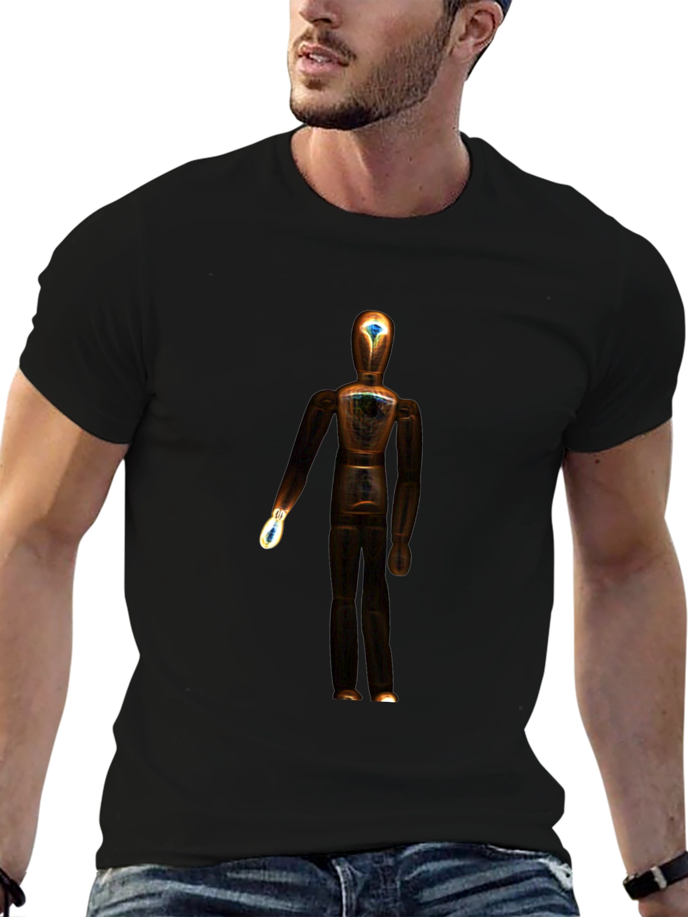 Black Mystic Mannequin Graphic Tee view 6