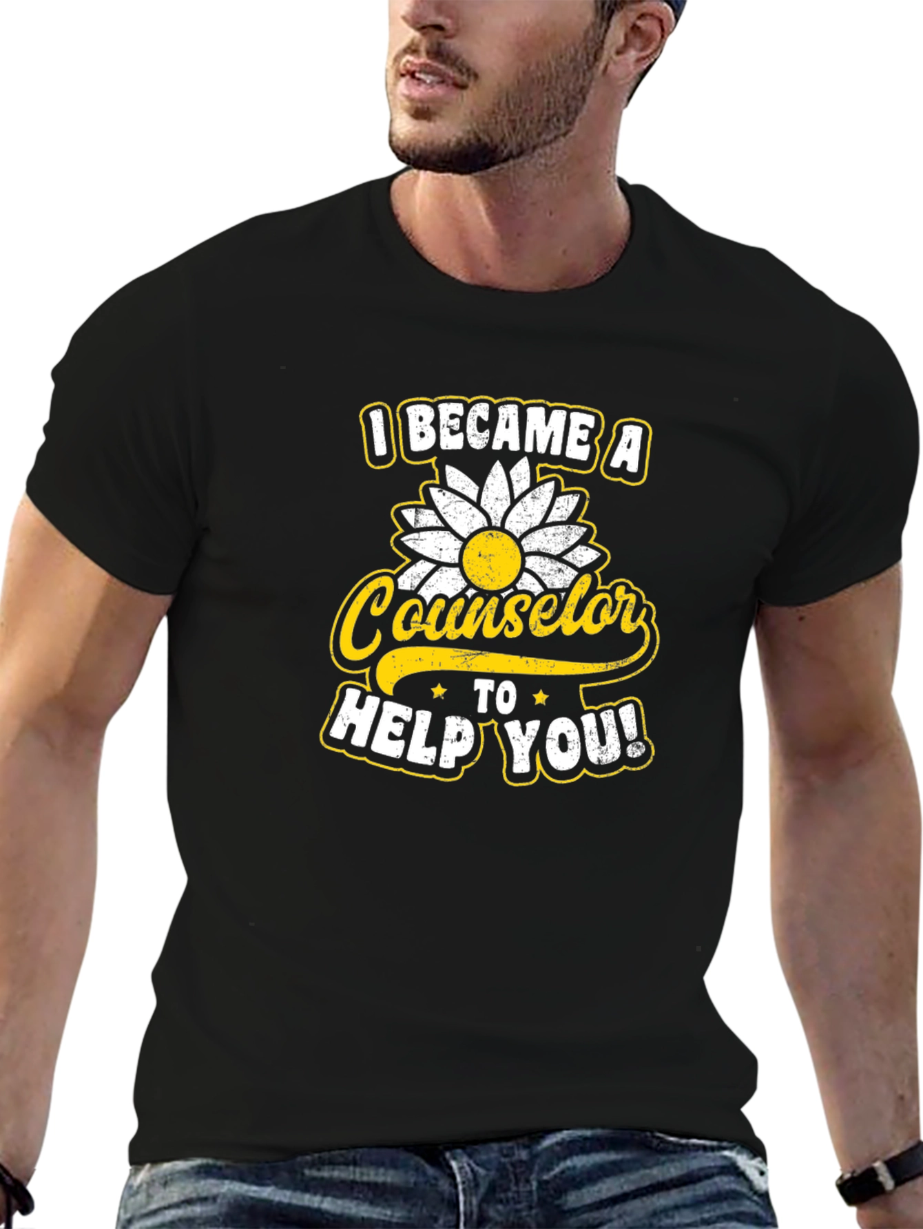 Counselor Sunflower Graphic Tee - 6