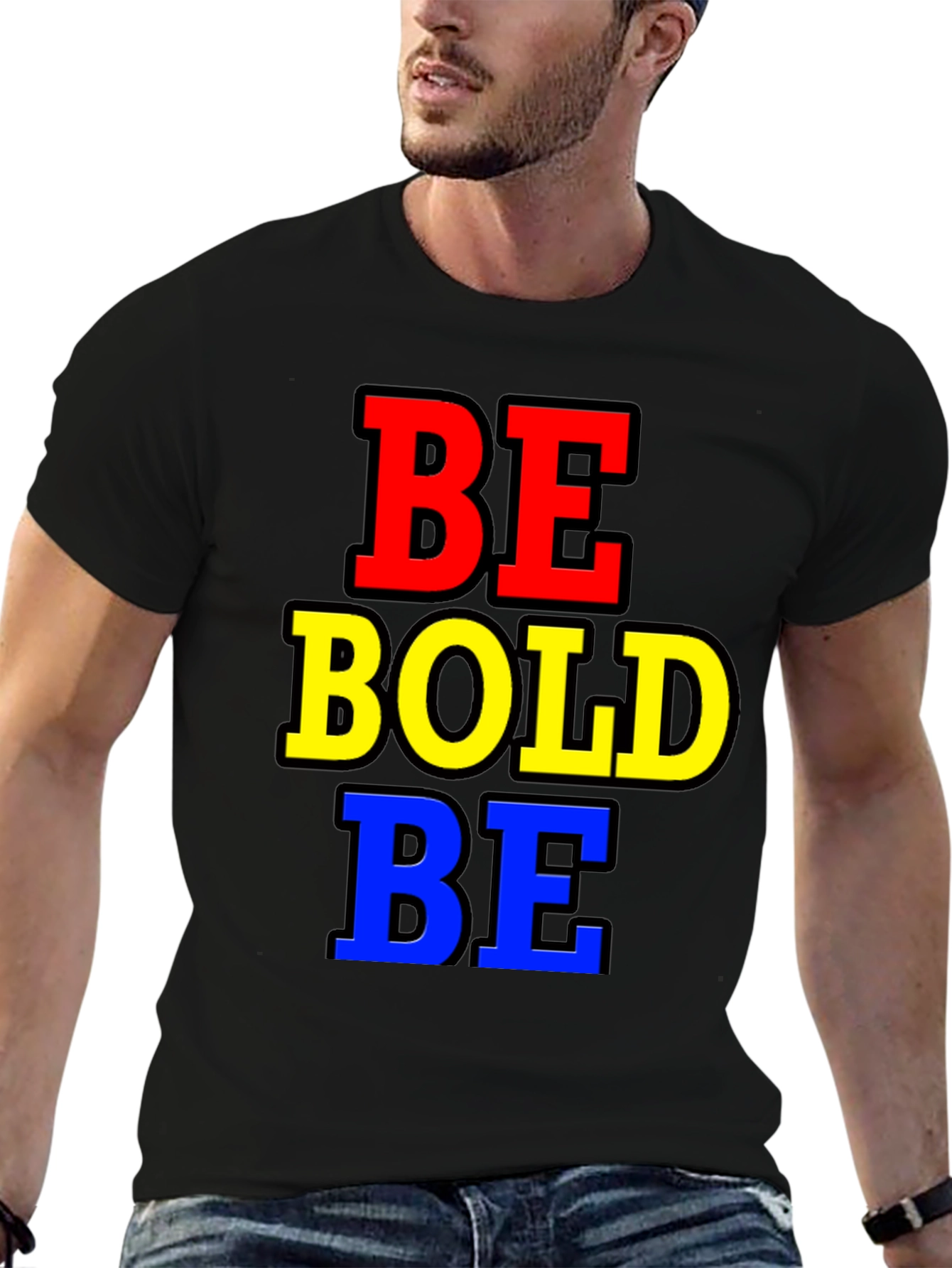 Black Be Bold Black T-Shirt view 6