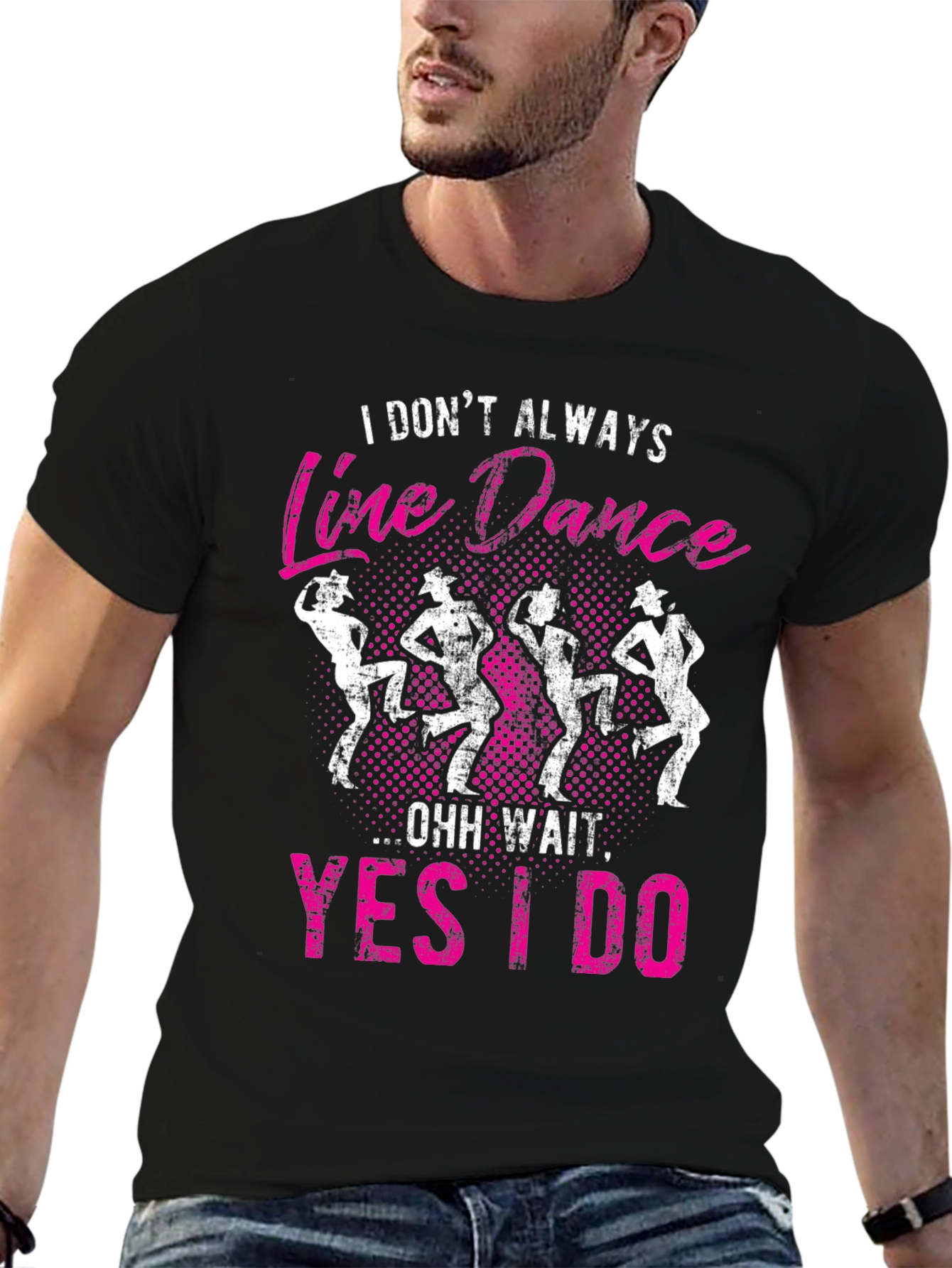 Black Line Dance Graphic Tee - I Don't Always... view 6