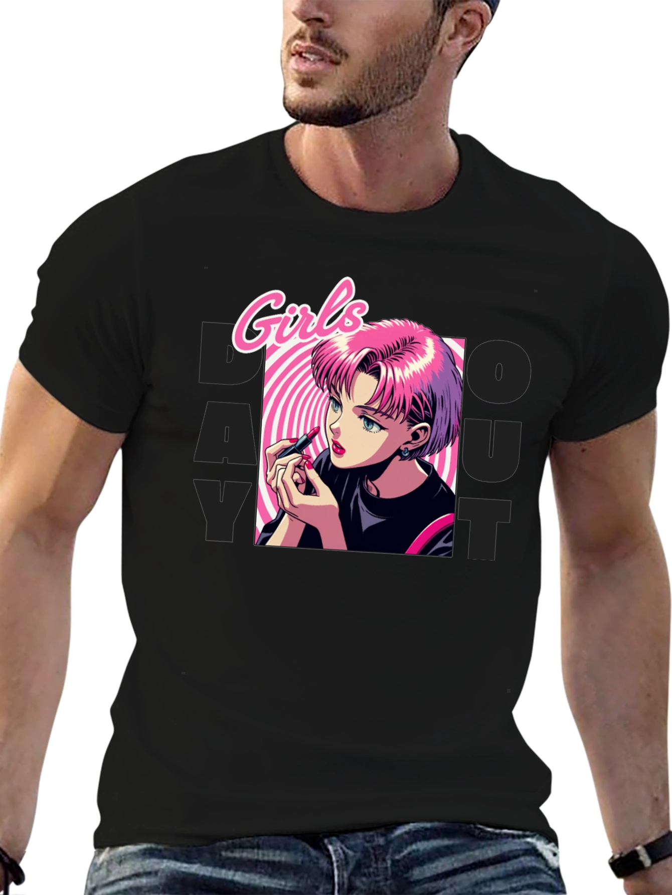 Black Girls Do What You Want T-Shirt - Anime Style view 6
