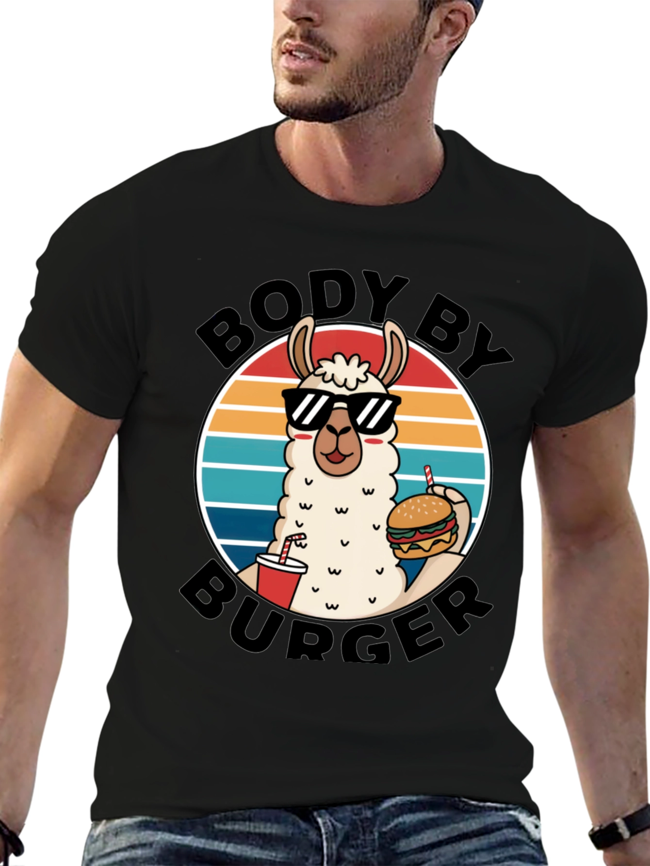 Black Body By Burger T-Shirt view 6