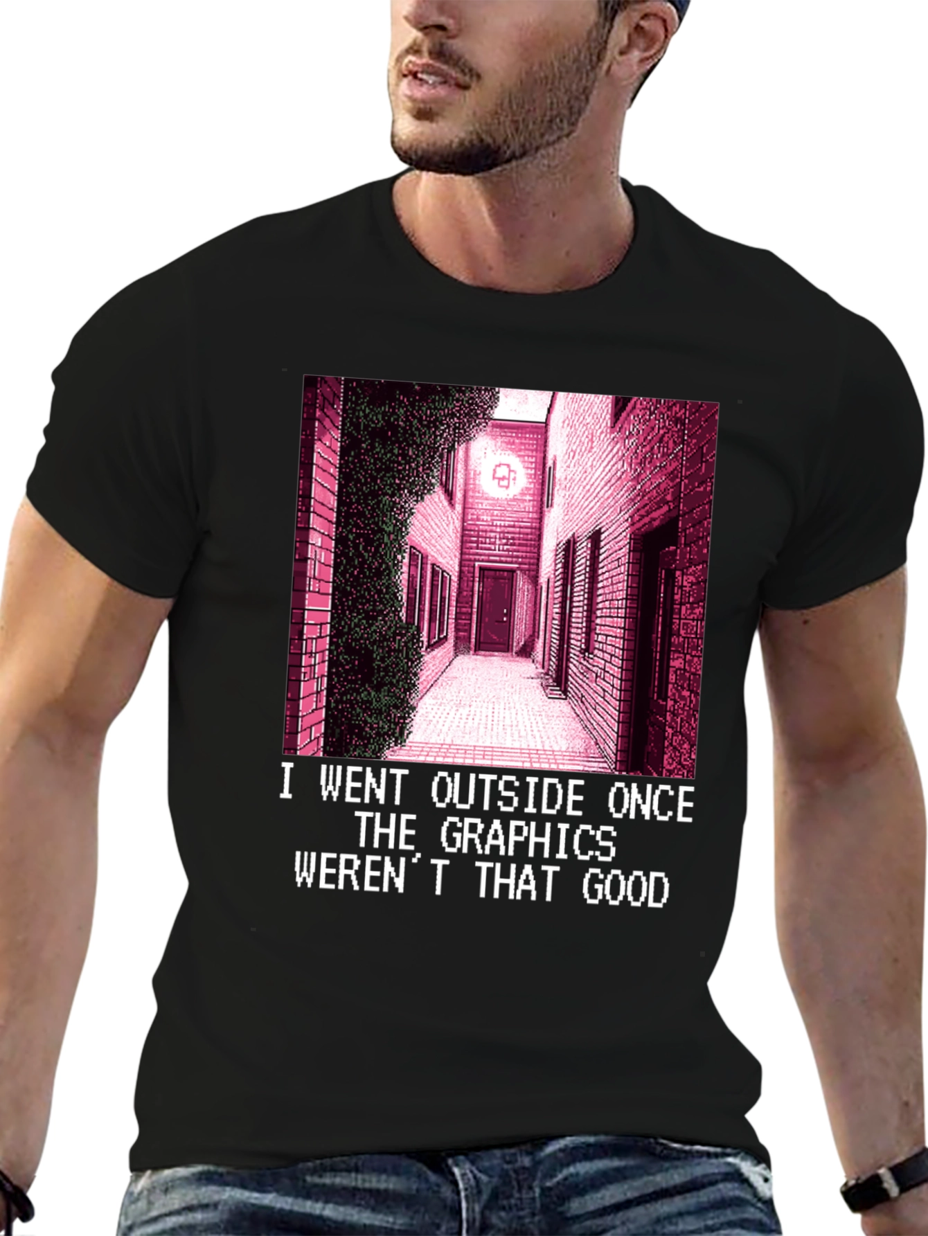 Black Graphics Weren't Good T-Shirt view 6