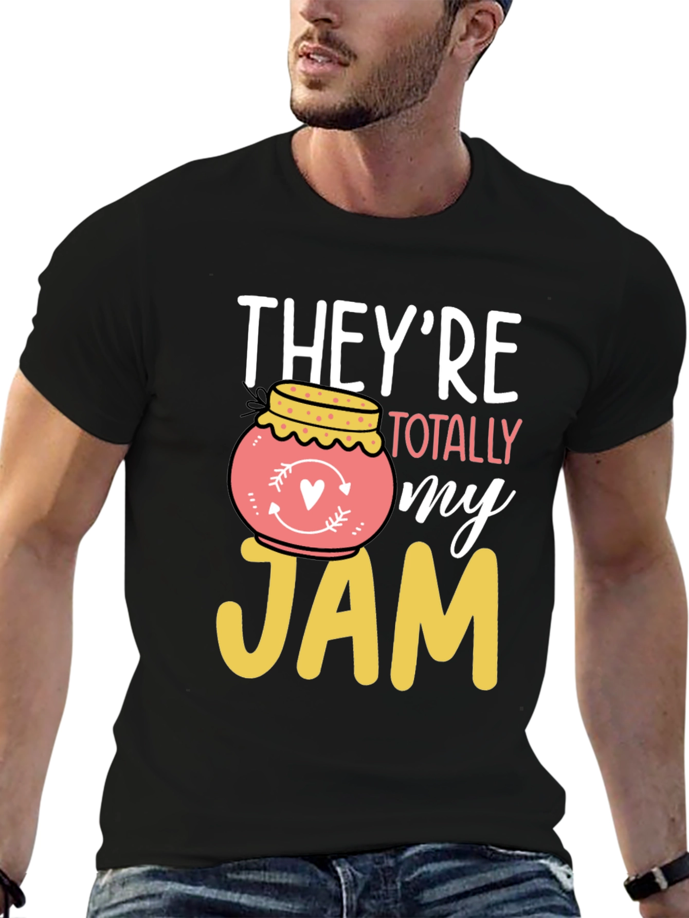 Black They're Totally My Jam Graphic Tee view 6