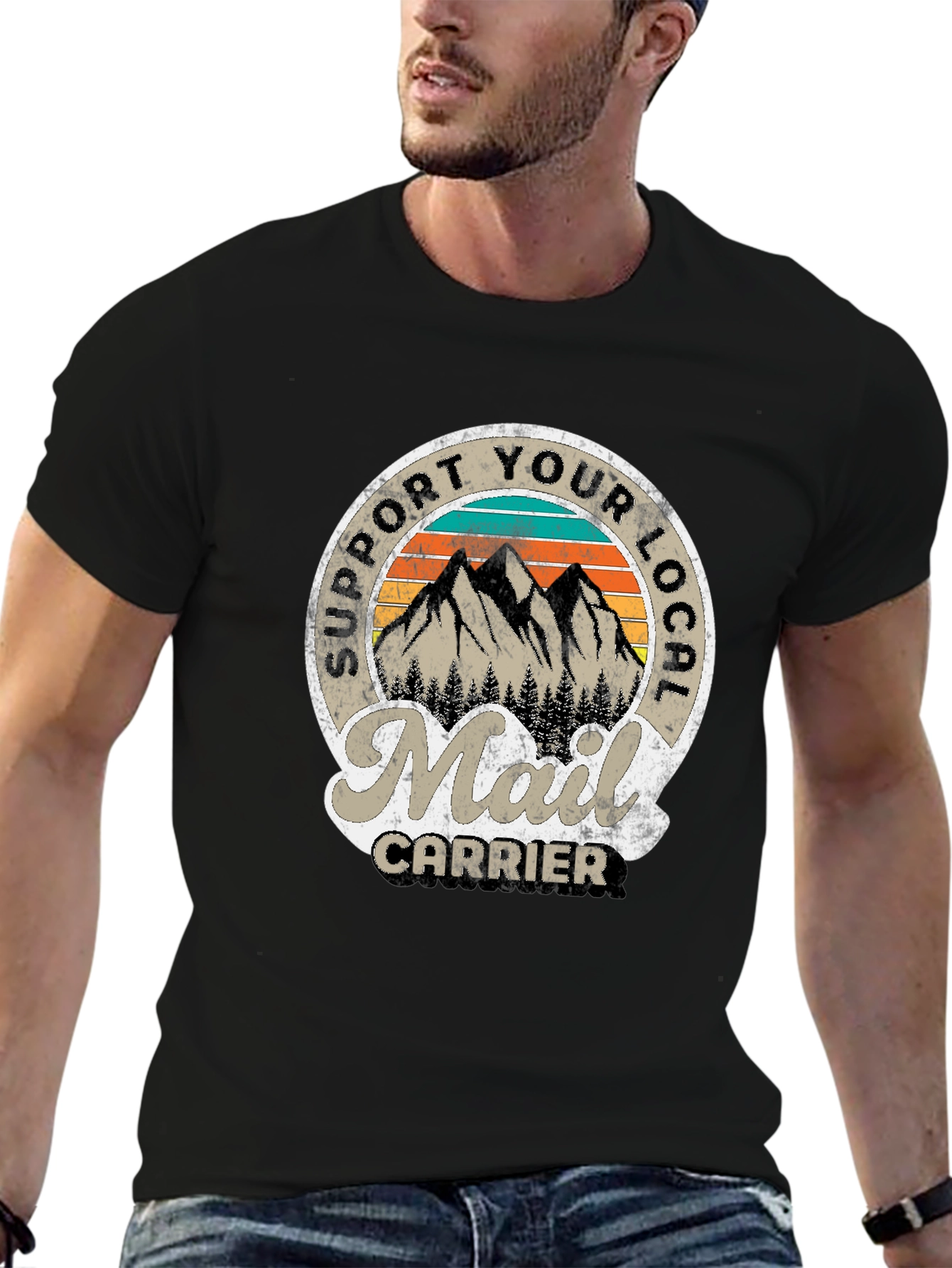 Support Your Local Mail Carrier T-Shirt - 6