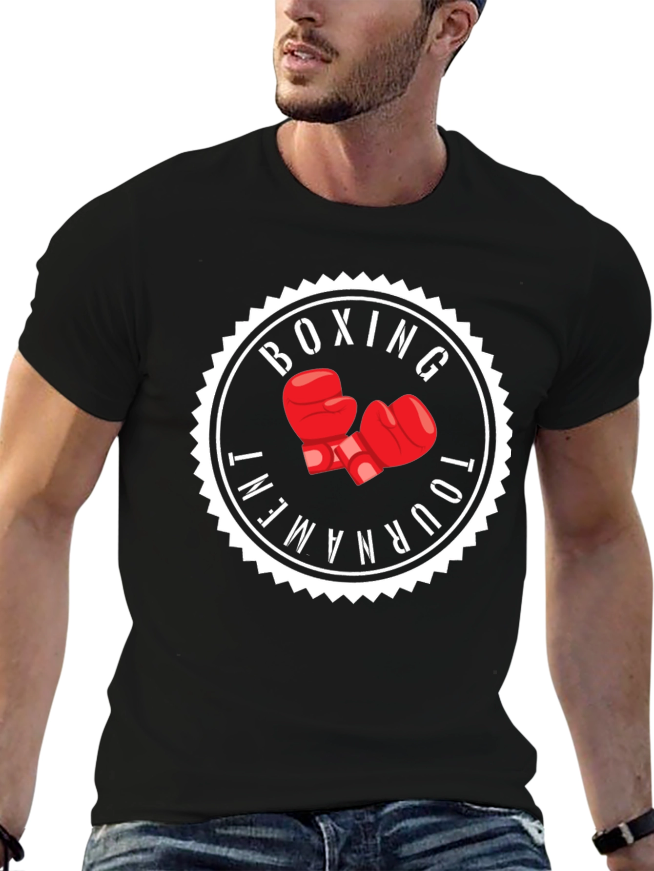Boxing Tournament Graphic Tee - Black - 6