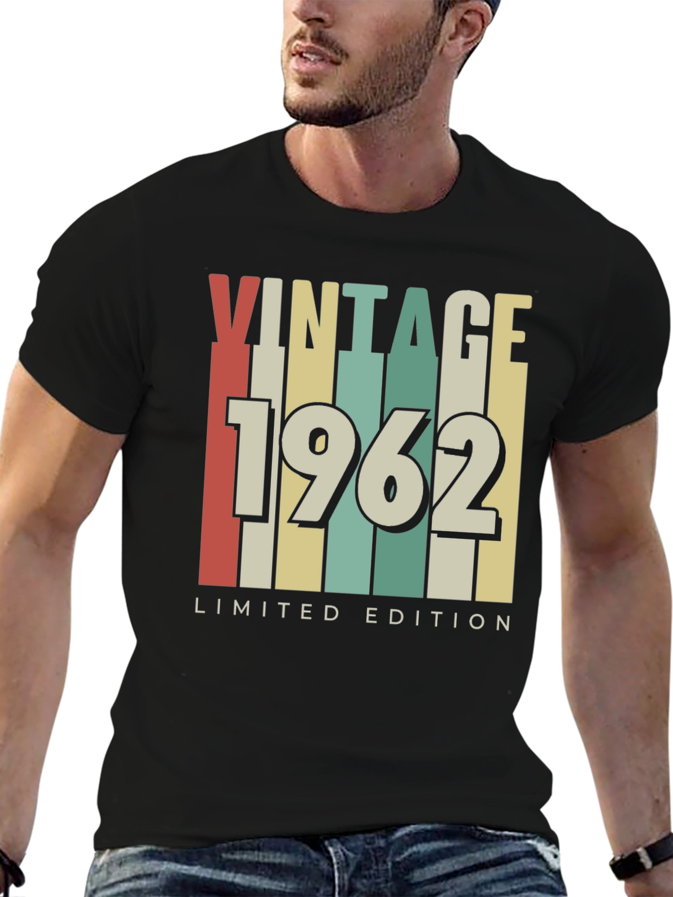 Black Vintage 1962 Limited Edition Graphic T-Shirt view 6