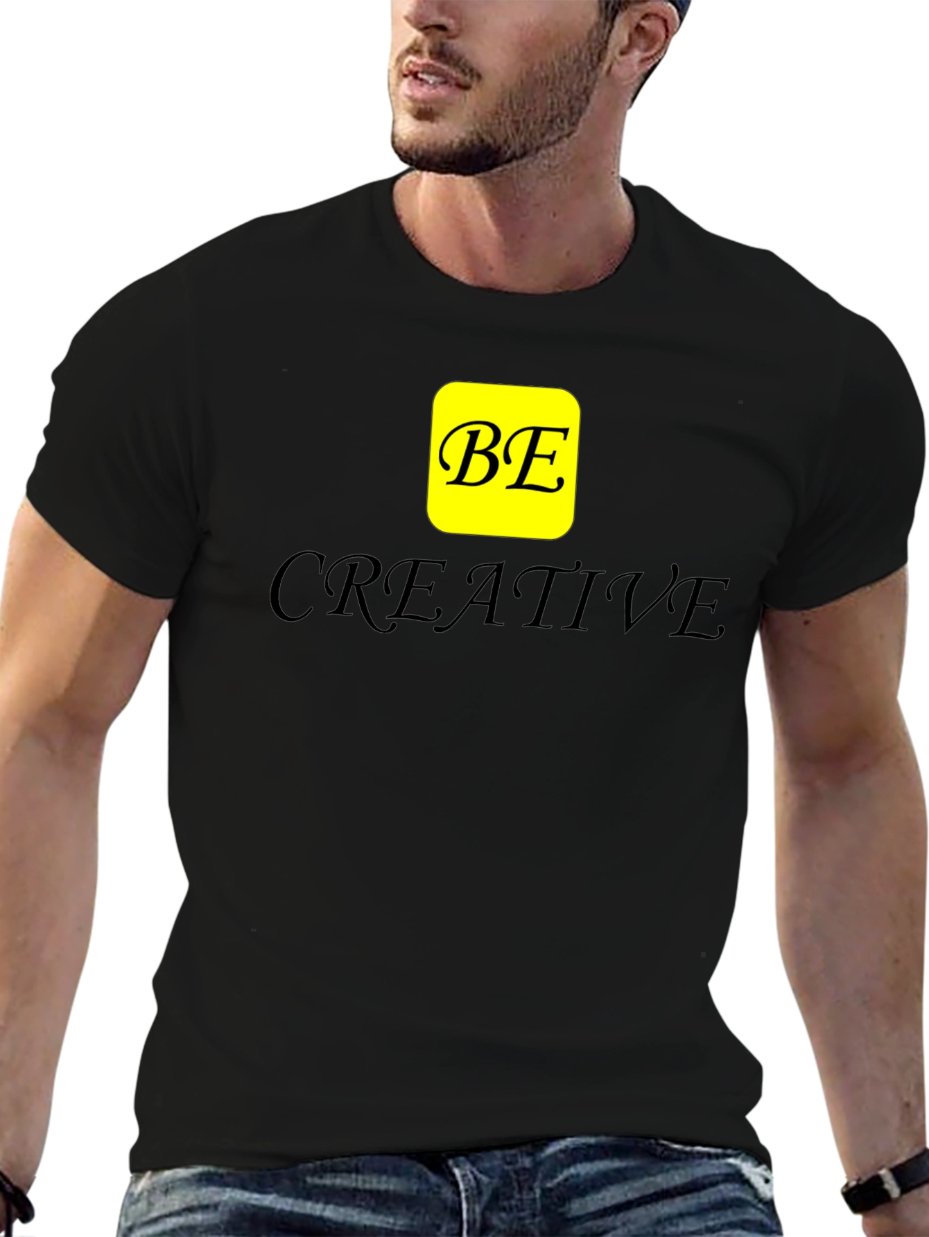 Be Creative Black T-Shirt - 6