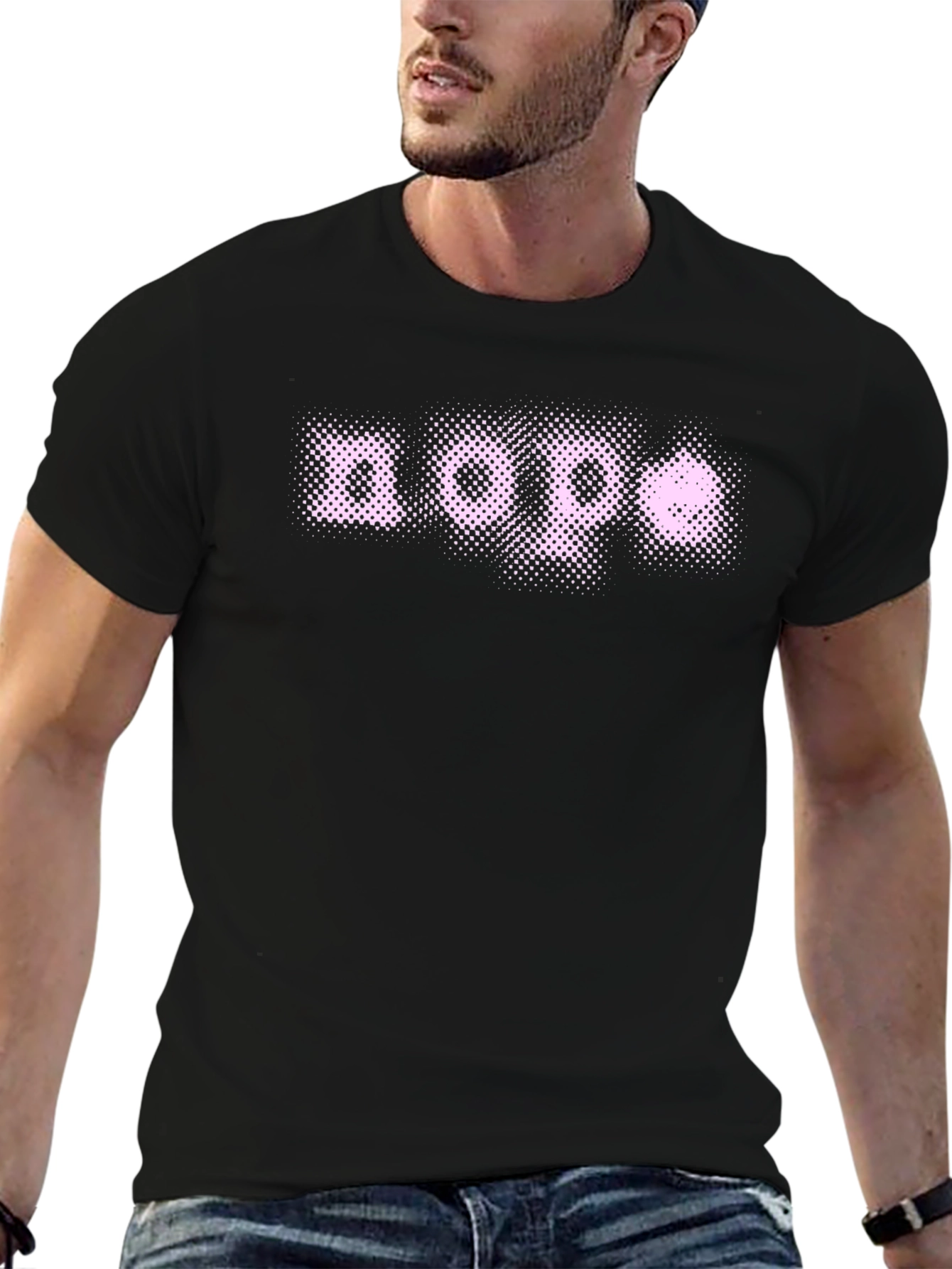 Black Nope T-Shirt - Funny Graphic Tee view 6