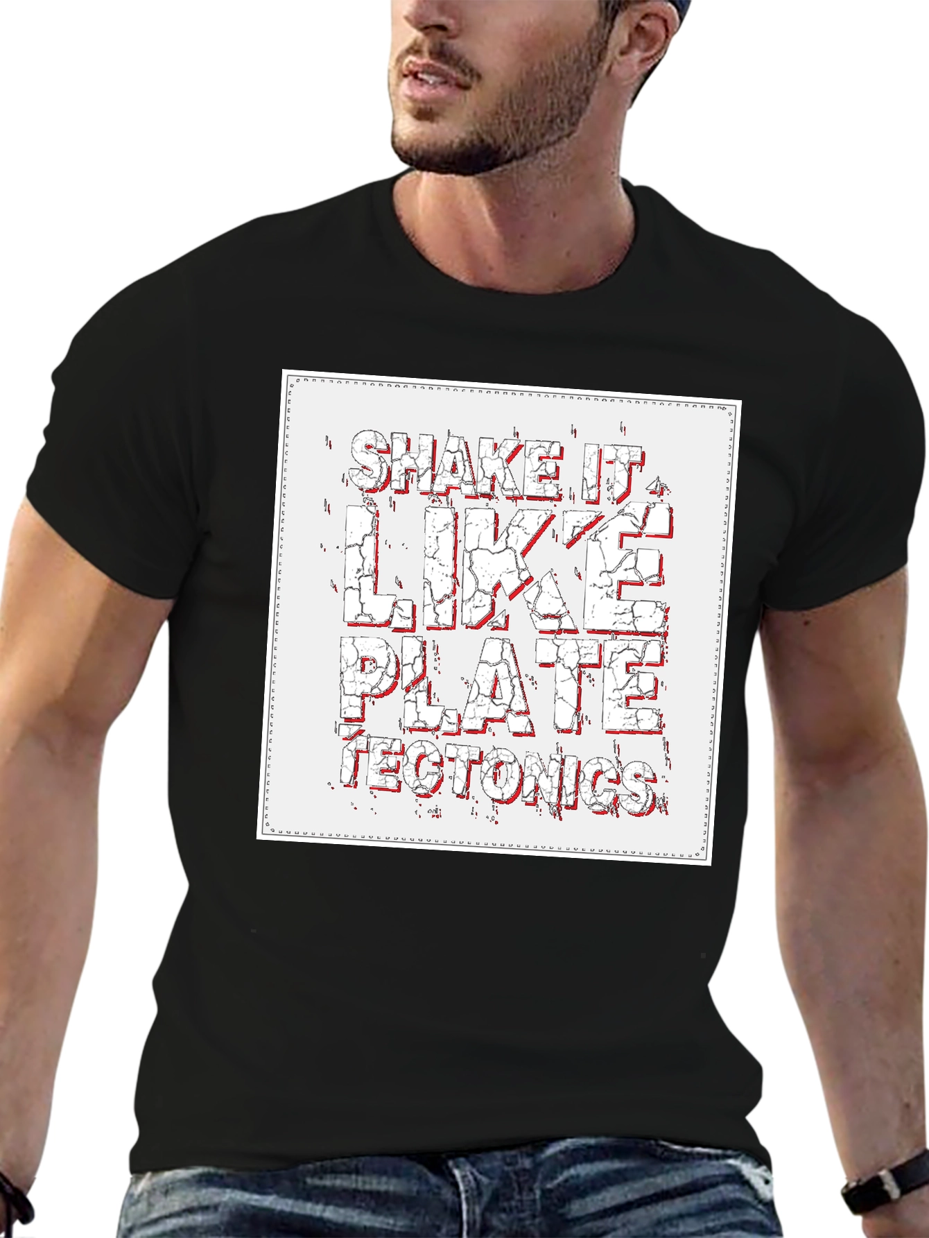 Shake It Like Plate Tectonics Graphic T-Shirt - 6