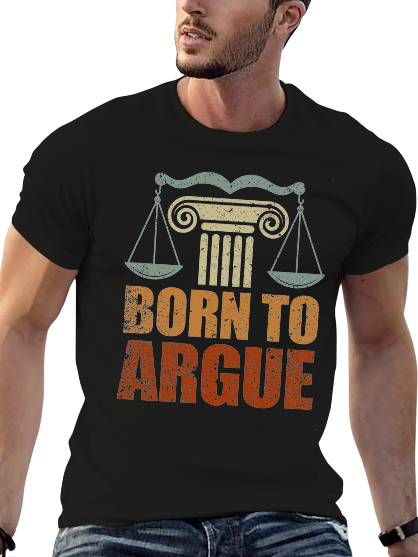 Born To Argue Graphic Tee - Lawyer Gift - 6