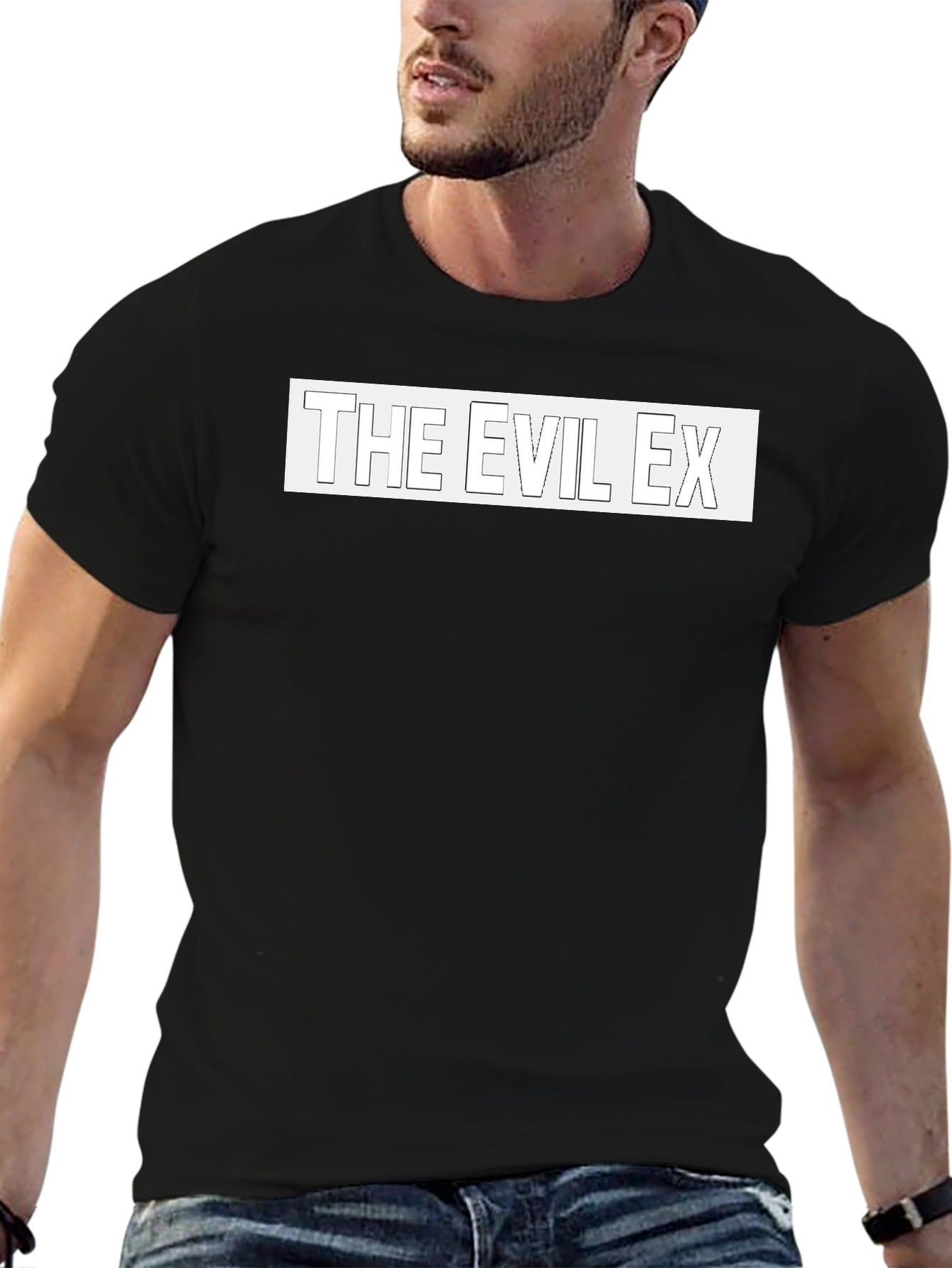 Black The Evil Ex T-Shirt - Bold Statement Tee view 6