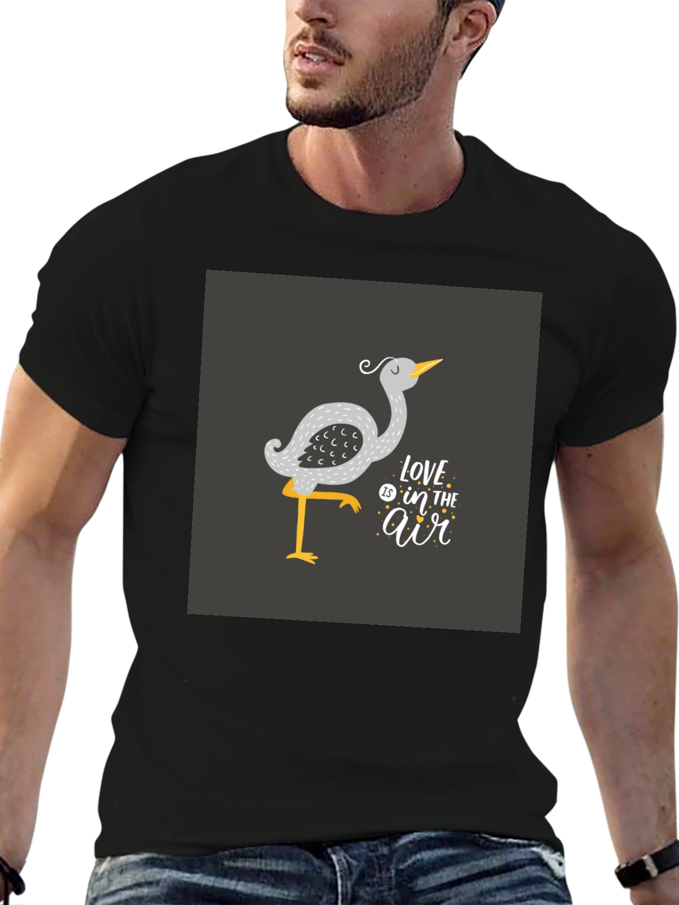 Black Love Is In The Air T-Shirt view 6