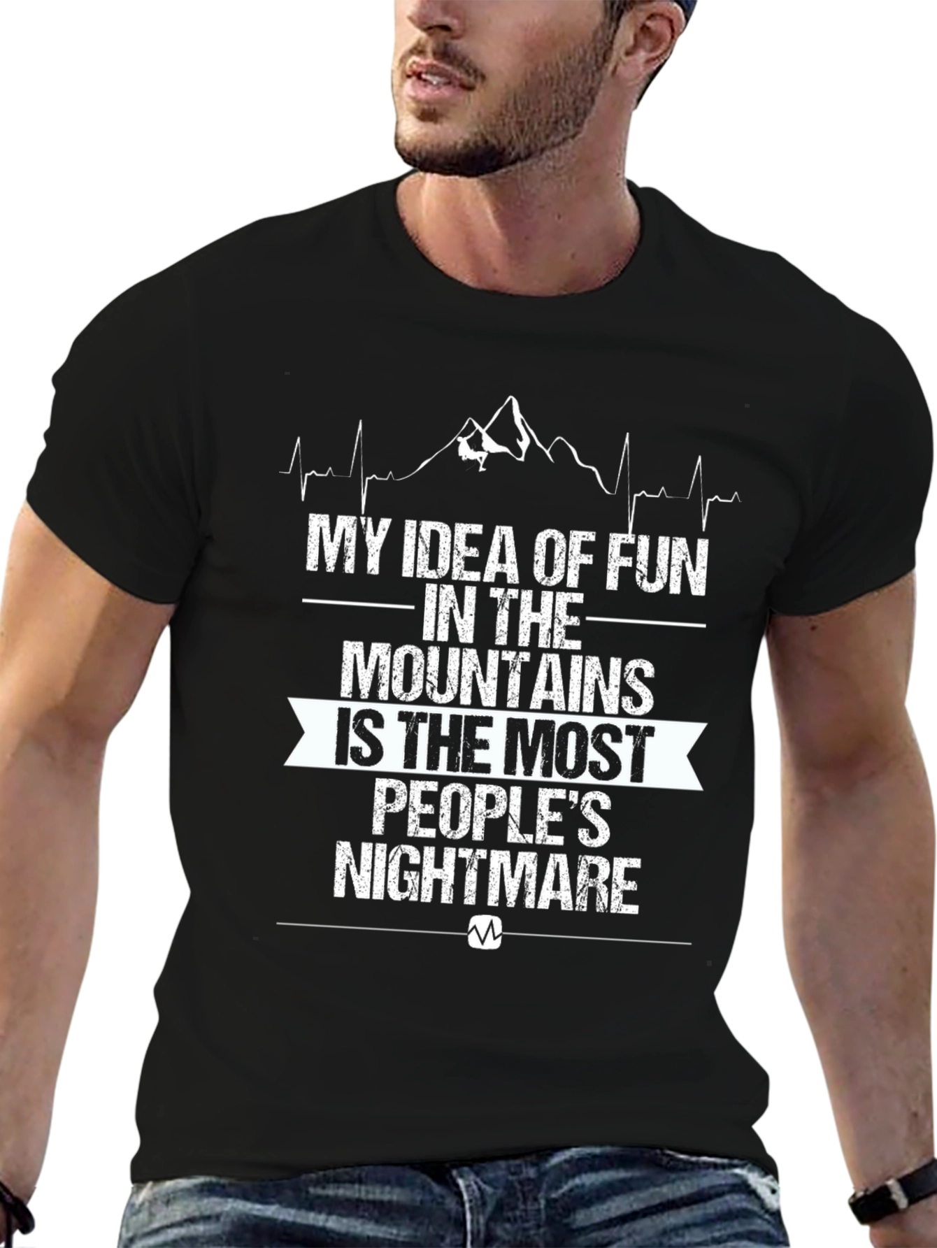 Mountain Fun Nightmare Black T-Shirt - 6