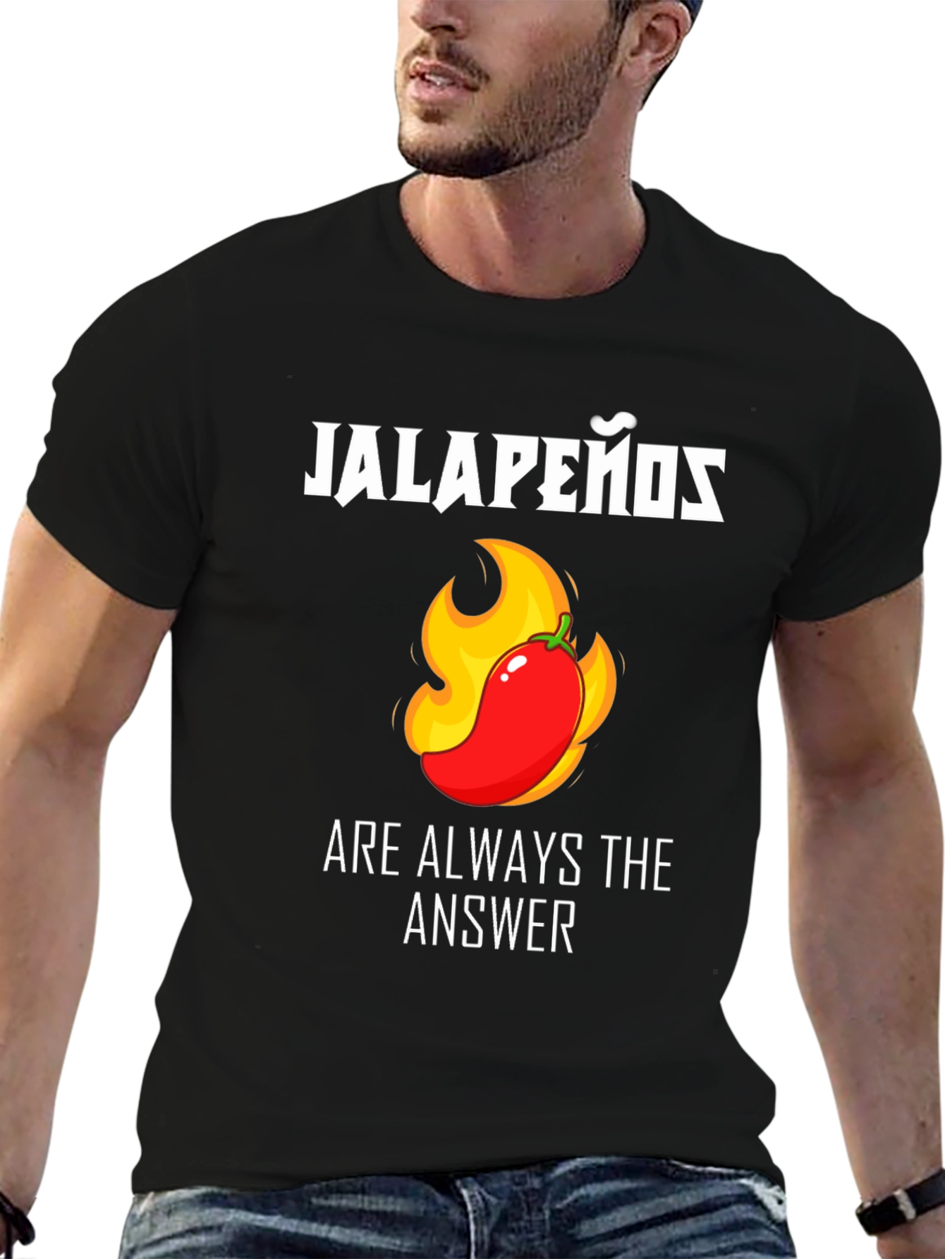 Jalapeños Are Always the Answer Funny T-Shirt - 6