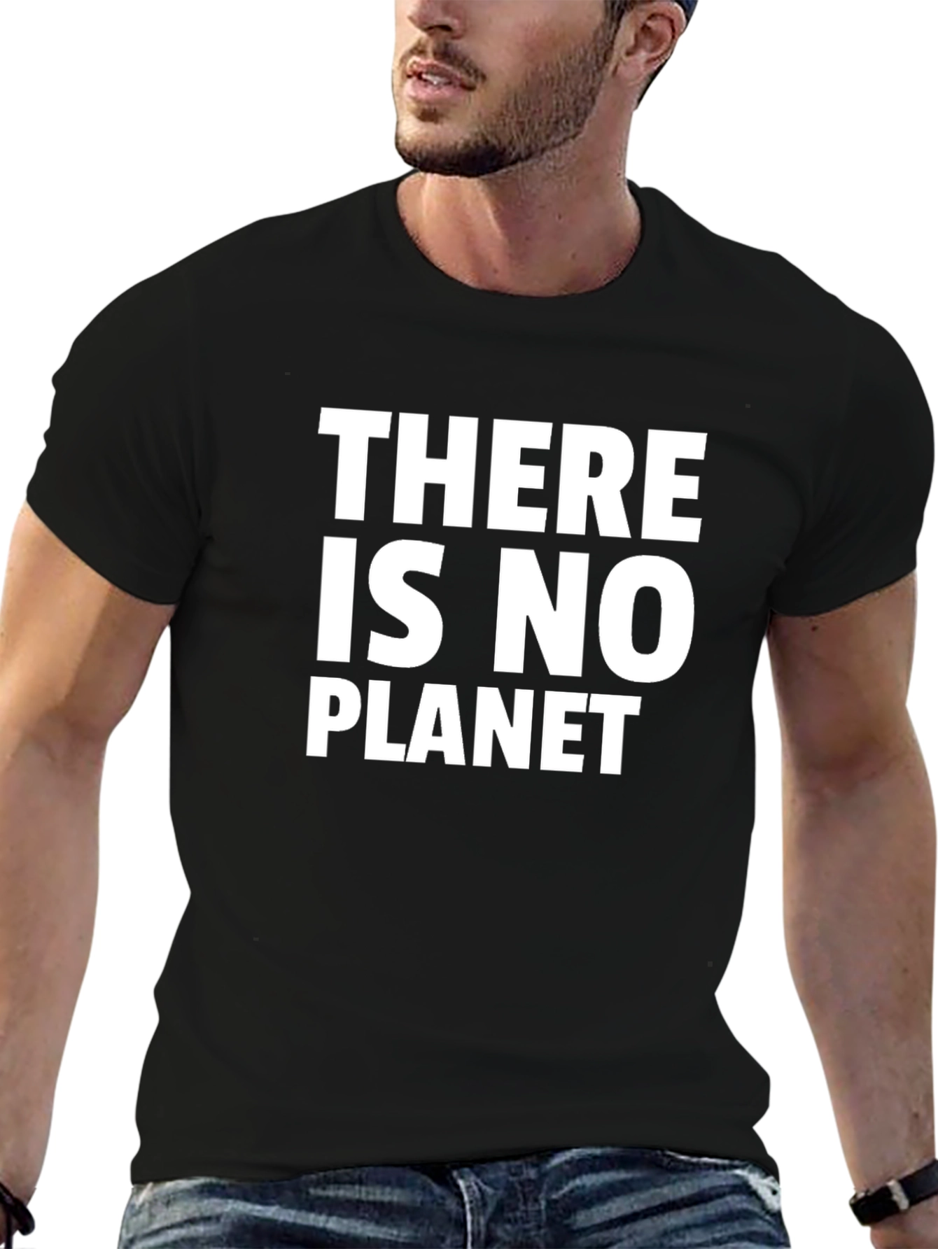 Black There Is No Planet B Graphic Tee view 6