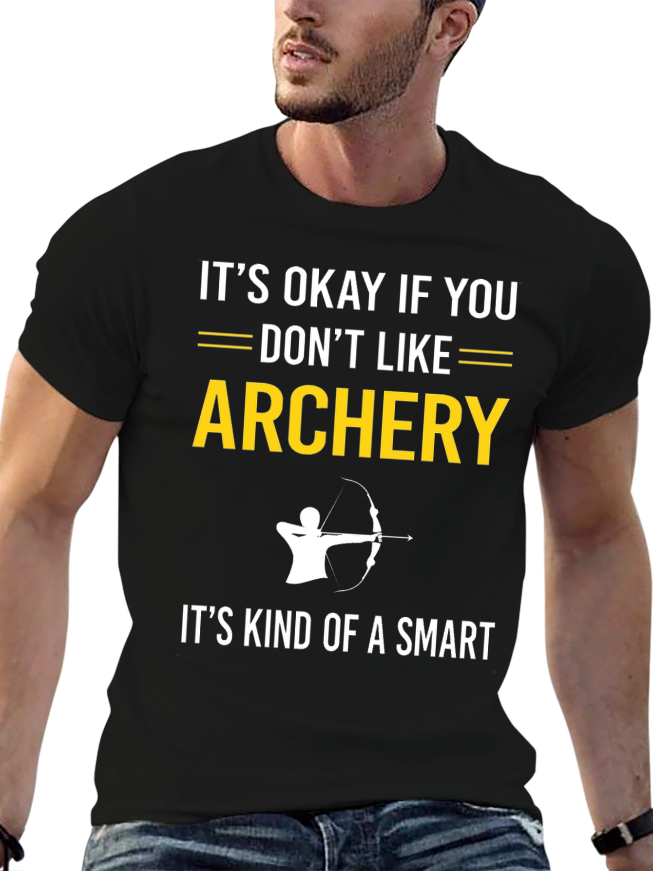 Black Archery T-Shirt: It's Okay If You Don't Like It view 6