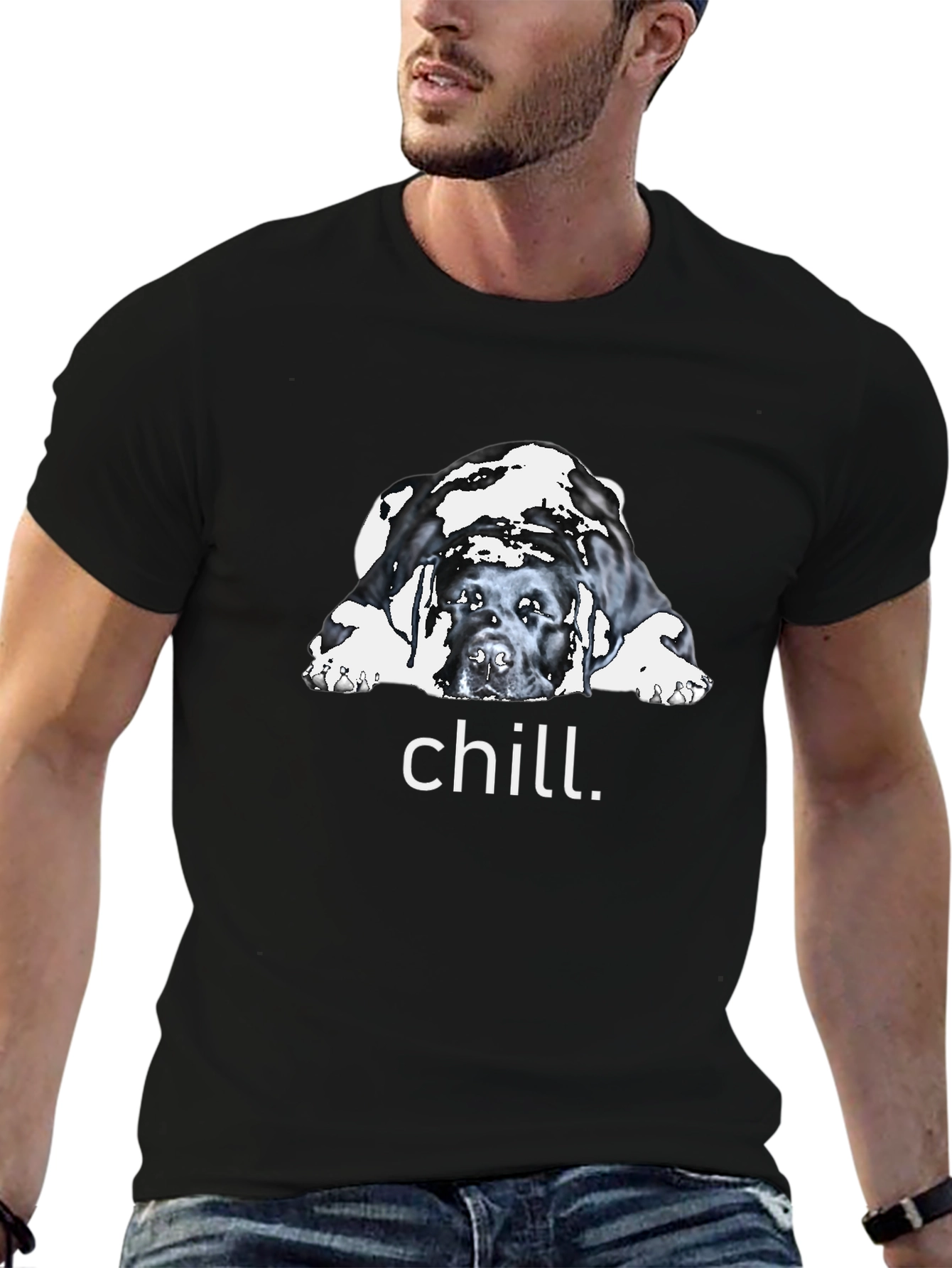 Chill Dog Graphic Tee - Relaxed Fit - 6