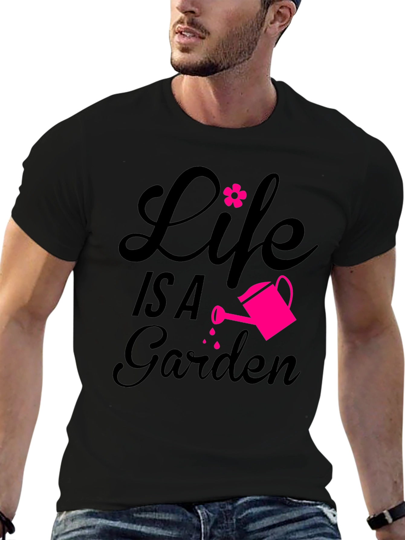 Black Life is a Garden Graphic Tee view 6