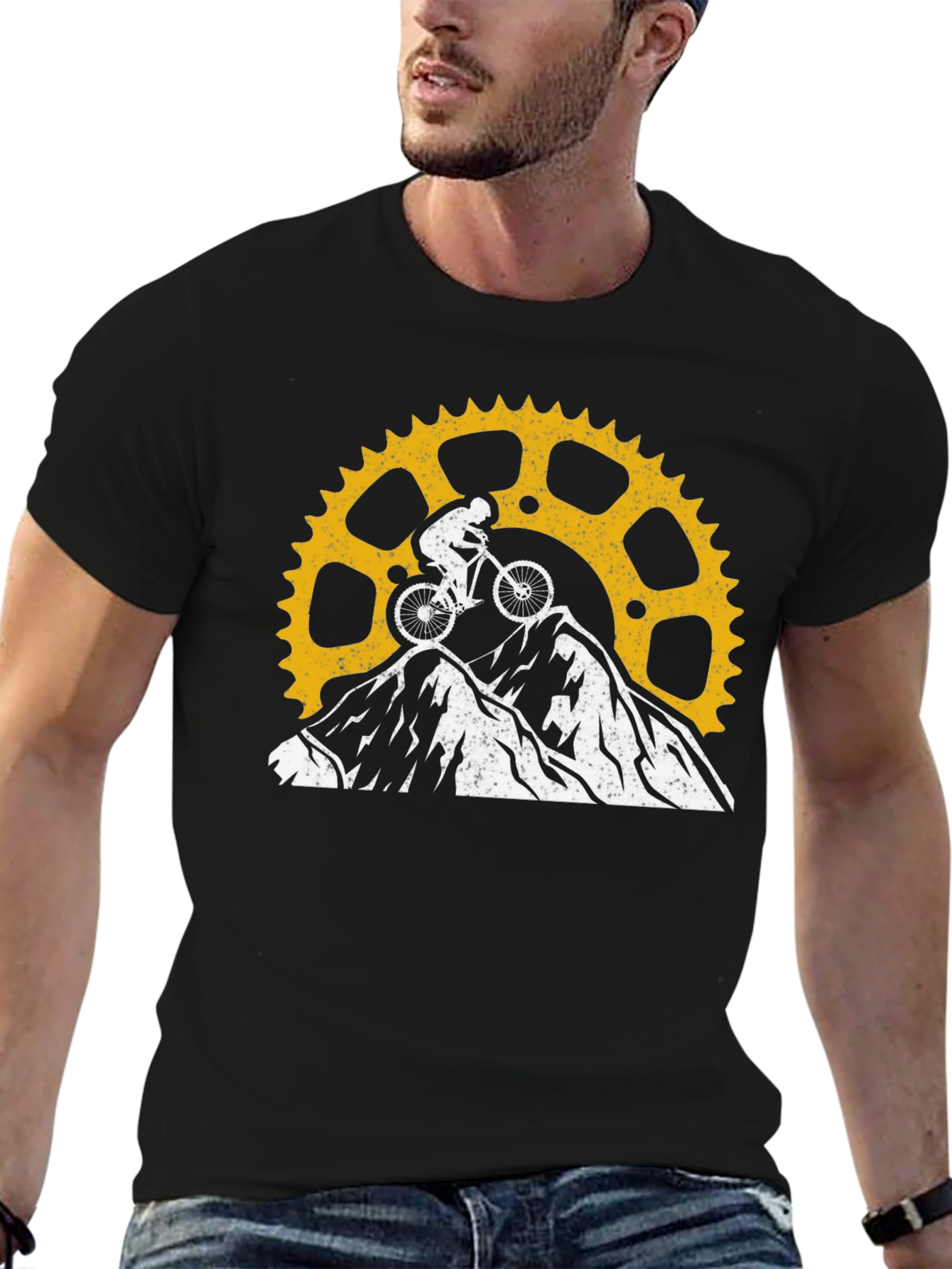 Black Mountain Biker Graphic Tee view 6