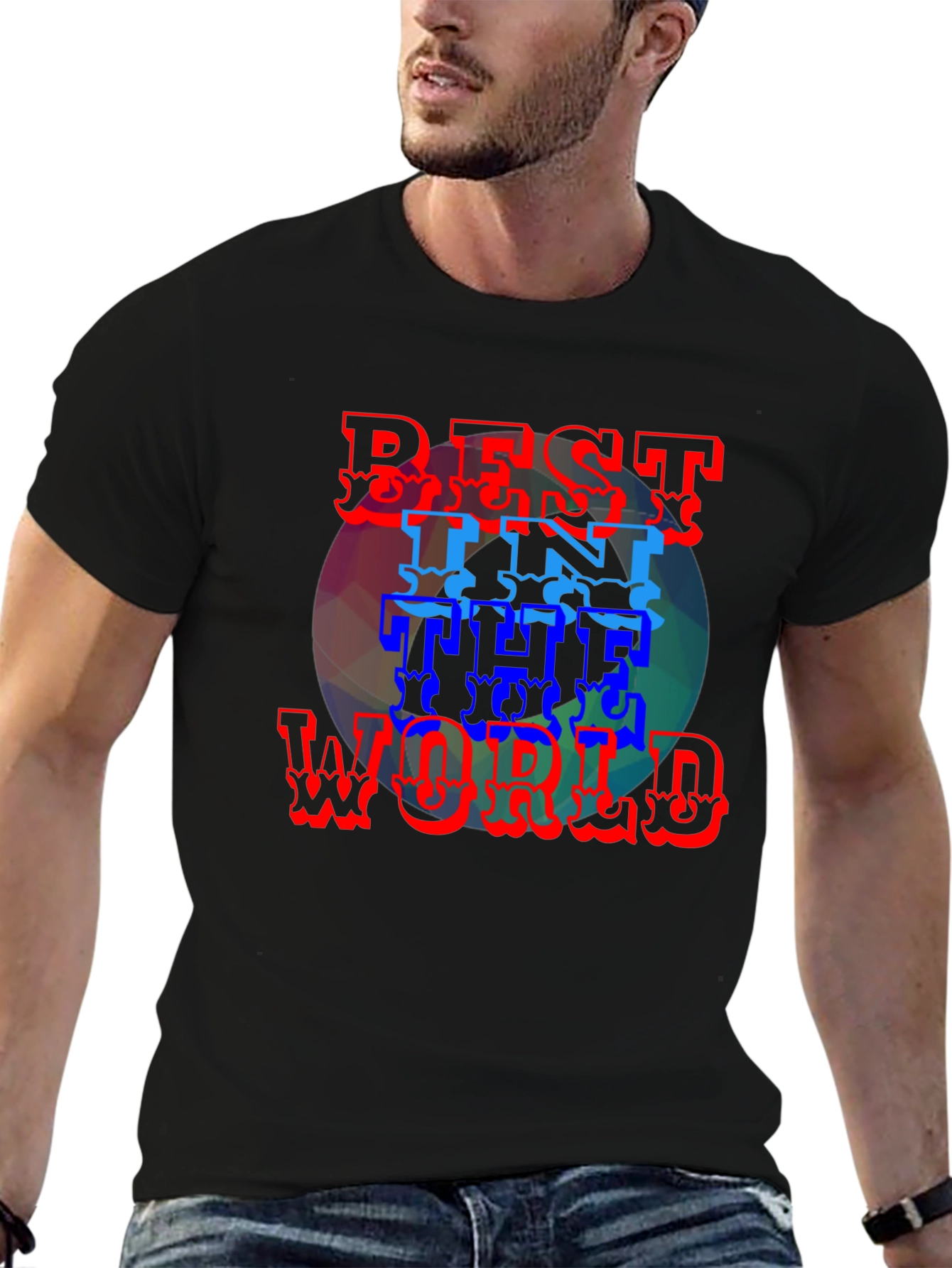 Black Best In The World Graphic Tee view 6