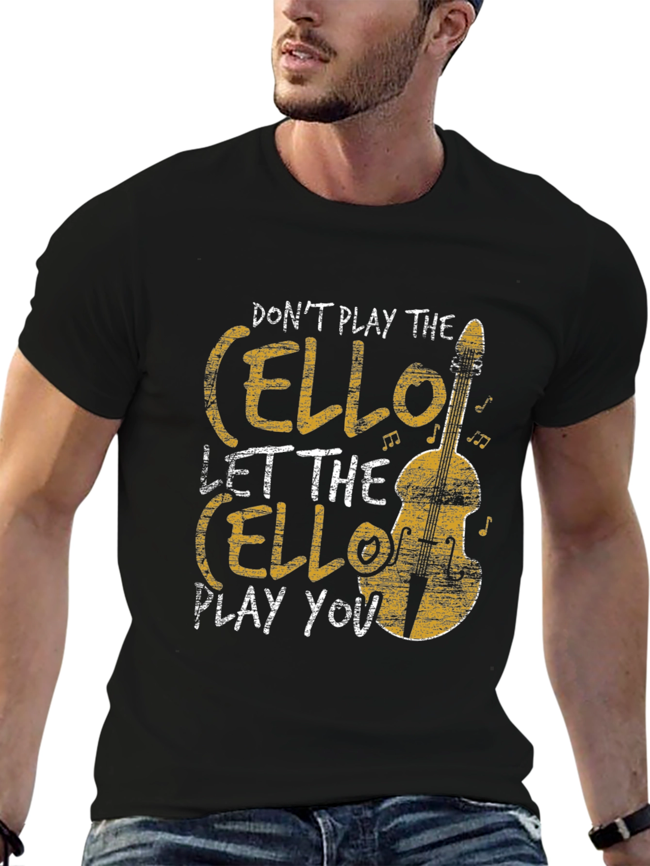 Black Don't Play the Cello T-Shirt view 6