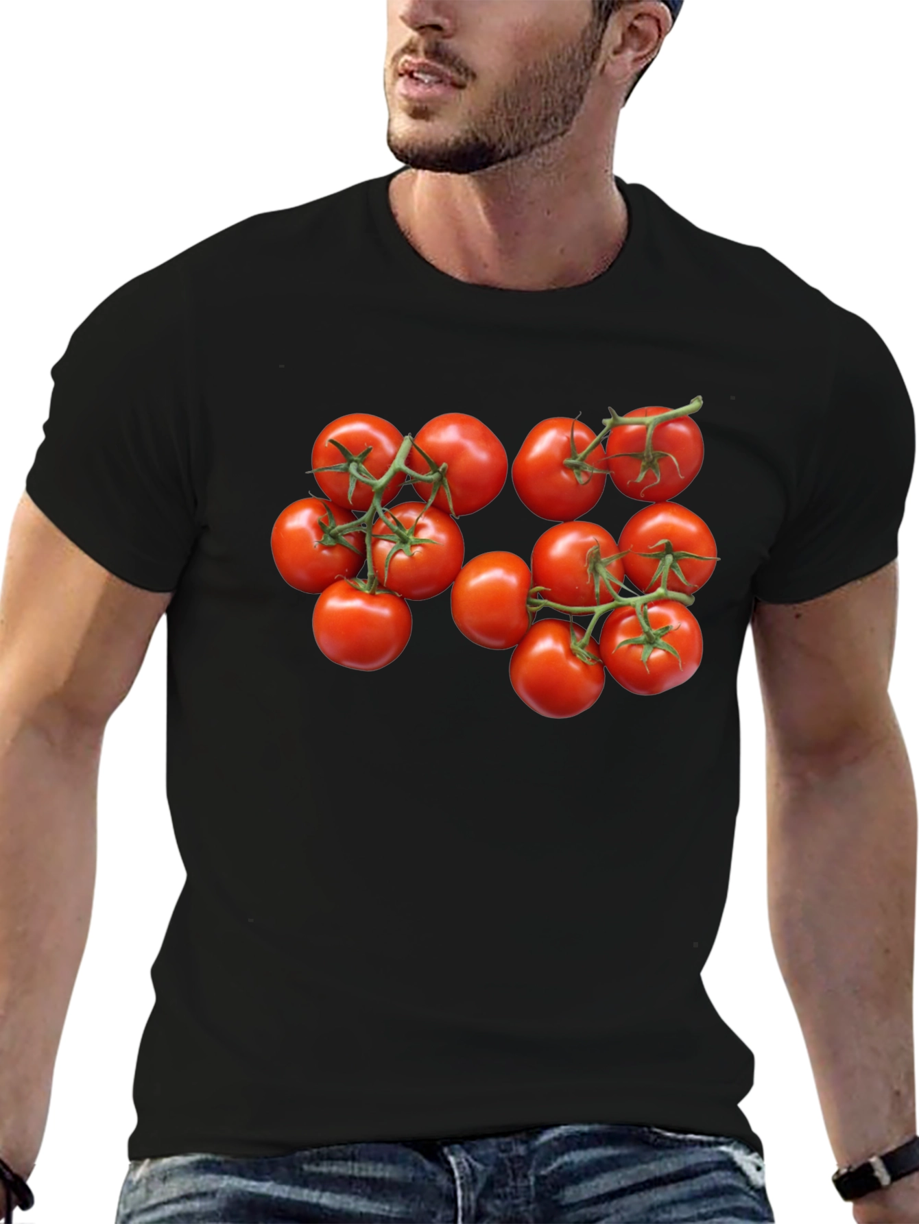 Black Tomato Bunch Graphic T-Shirt - Unisex view 6