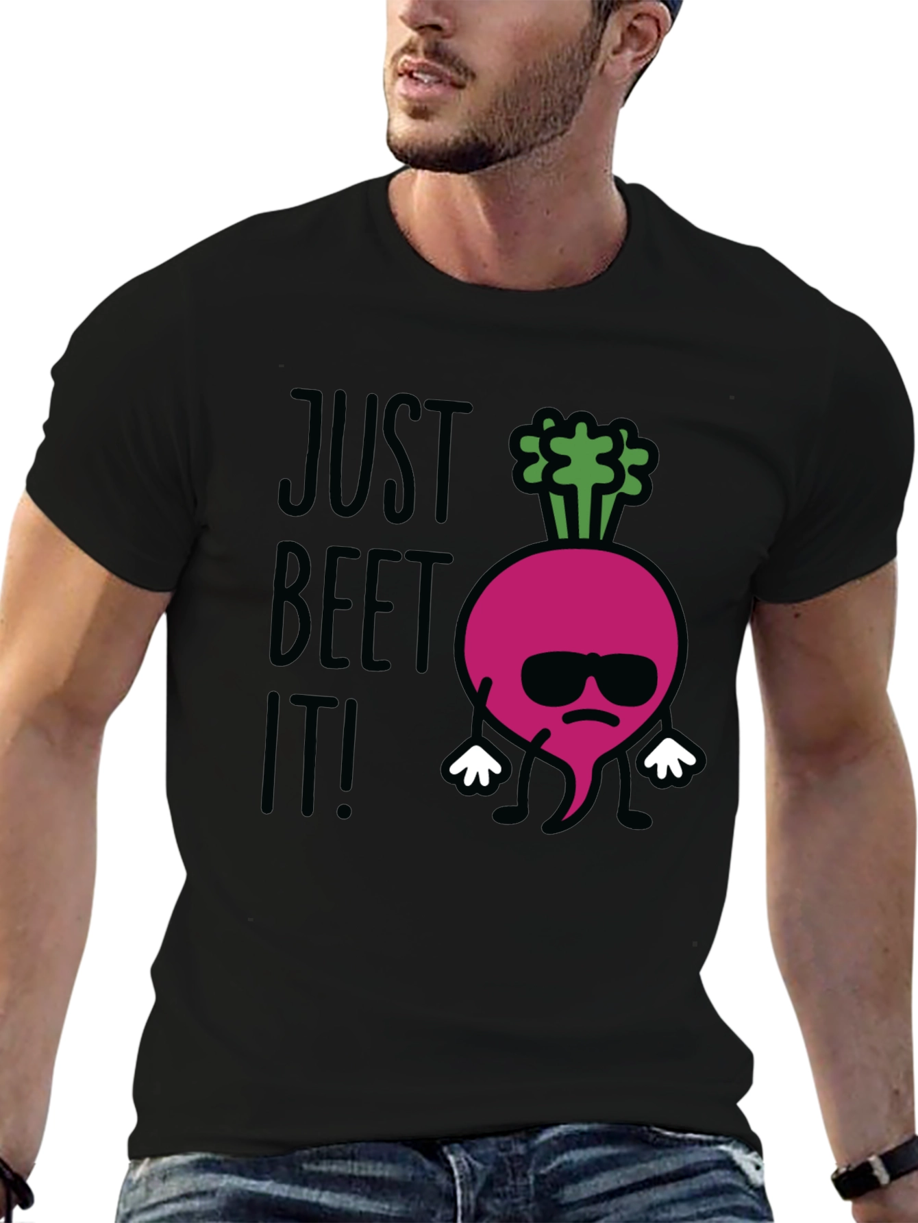 Just Beet It! Funny Graphic T-Shirt - 6
