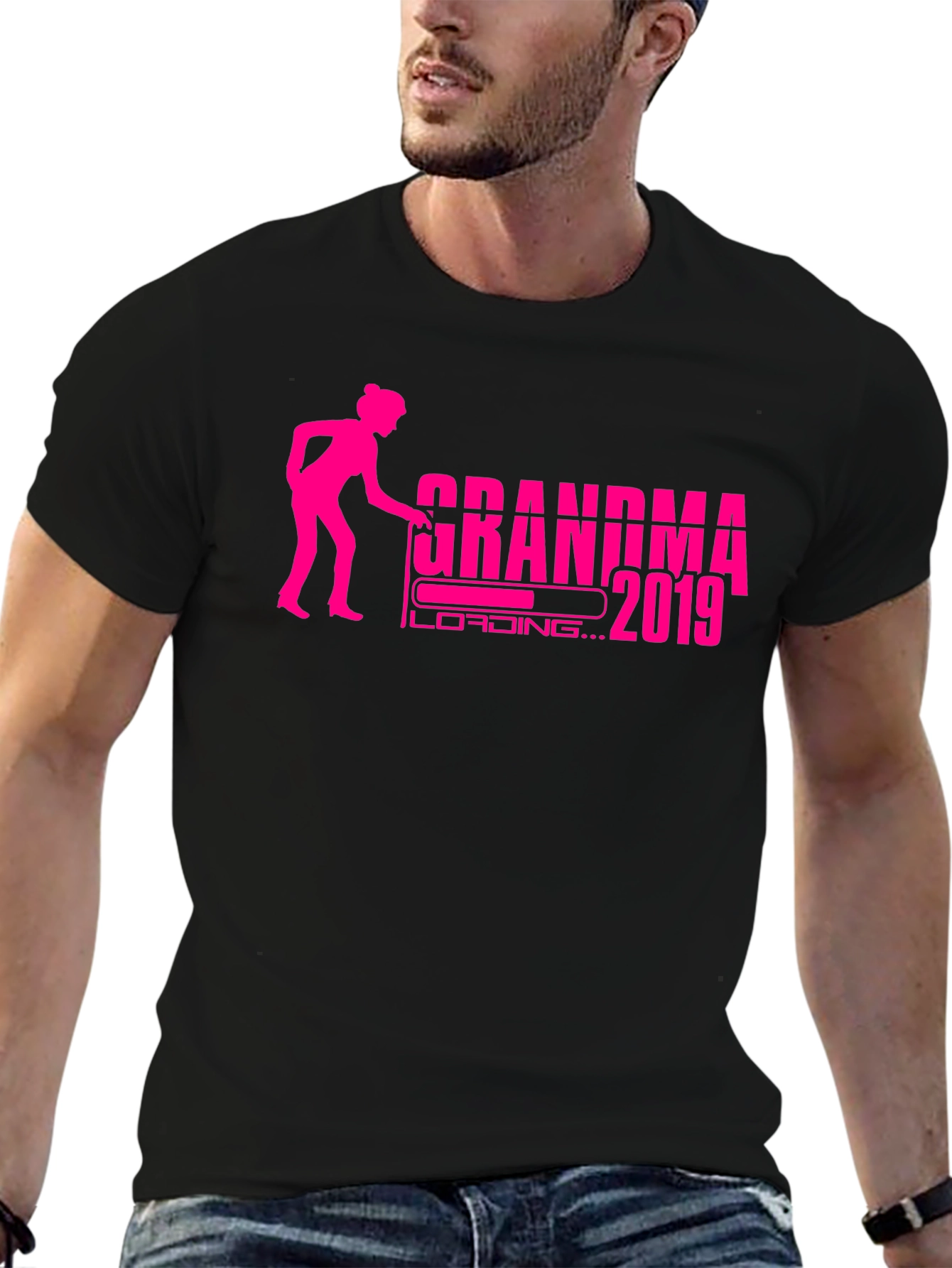 Black Grandma Loading 2019 Graphic T-Shirt view 6