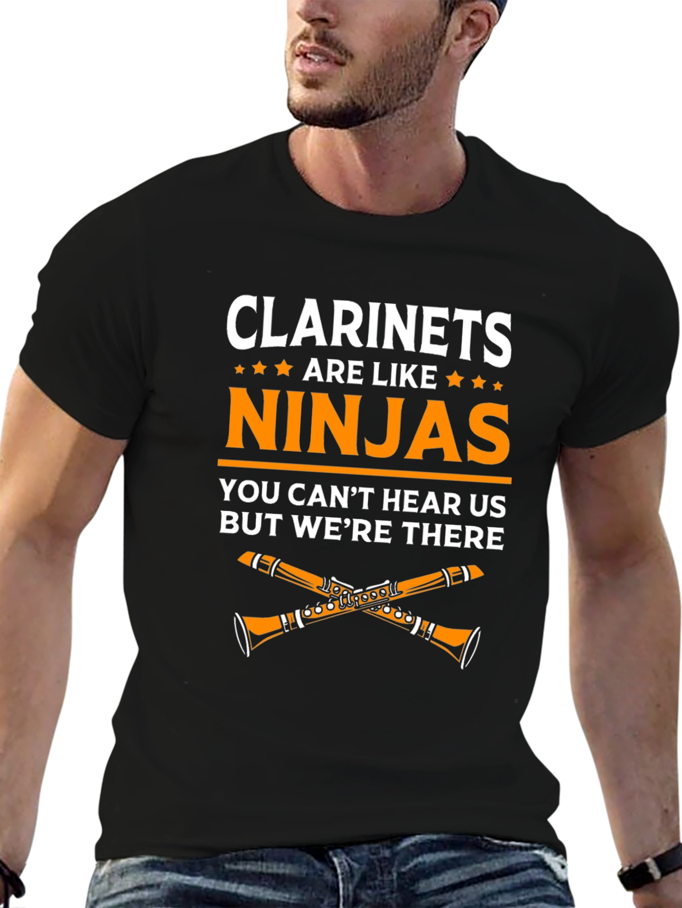 Black Clarinets are Like Ninjas T-Shirt view 6