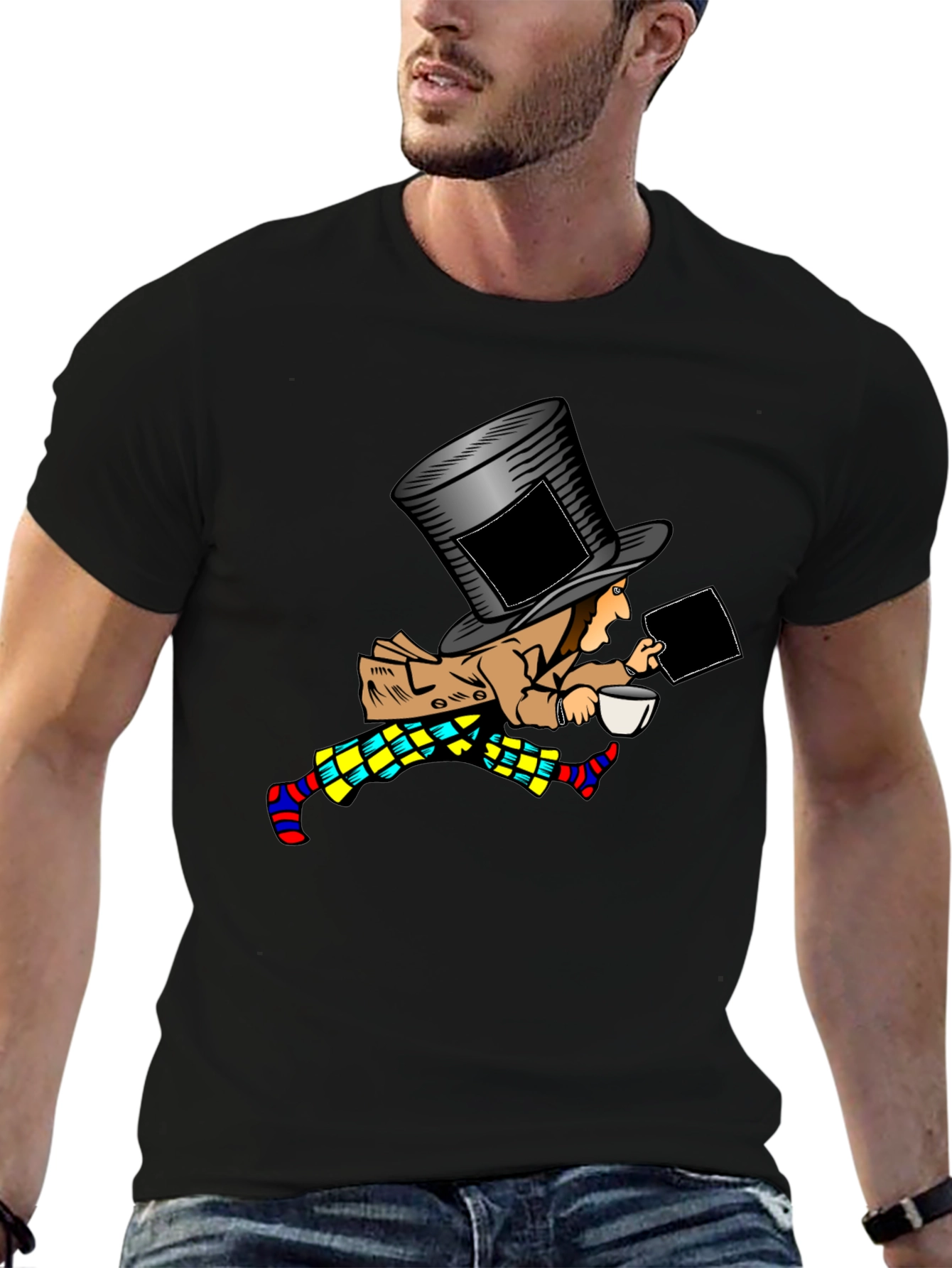Mad Hatter Graphic Tee - Wonderland Style Shirt - 6