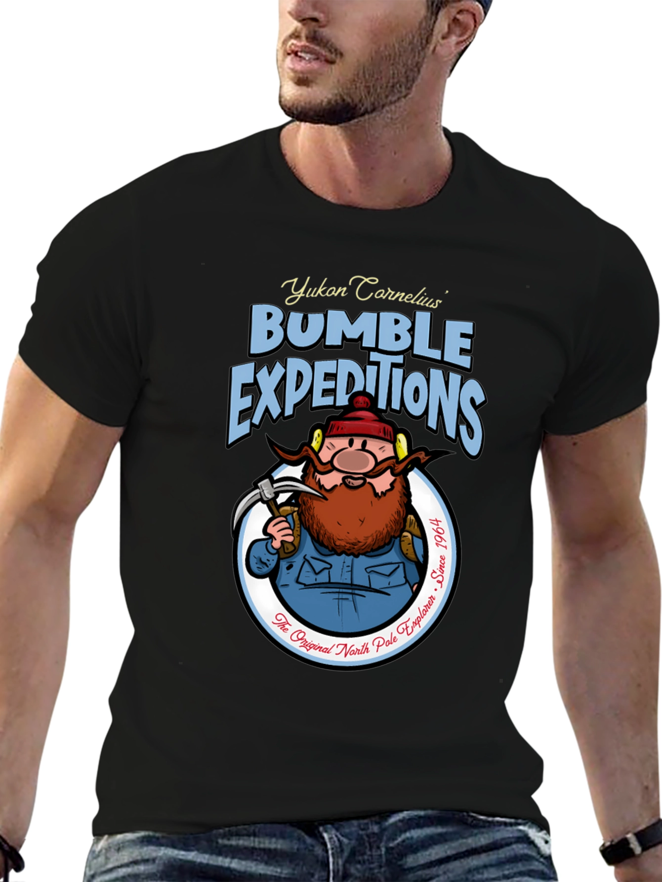 Black Yukon Cornelius Bumble Expeditions Black T-Shirt view 6
