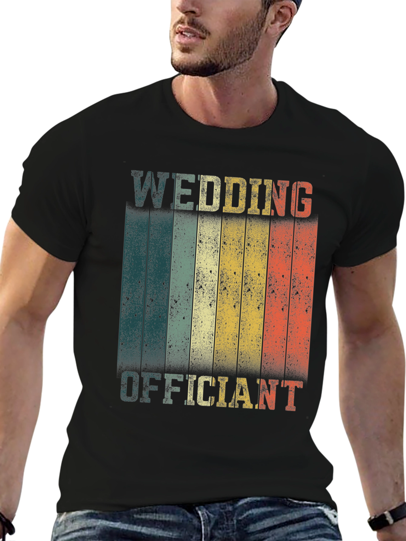 Wedding Officiant Retro T-Shirt - 6