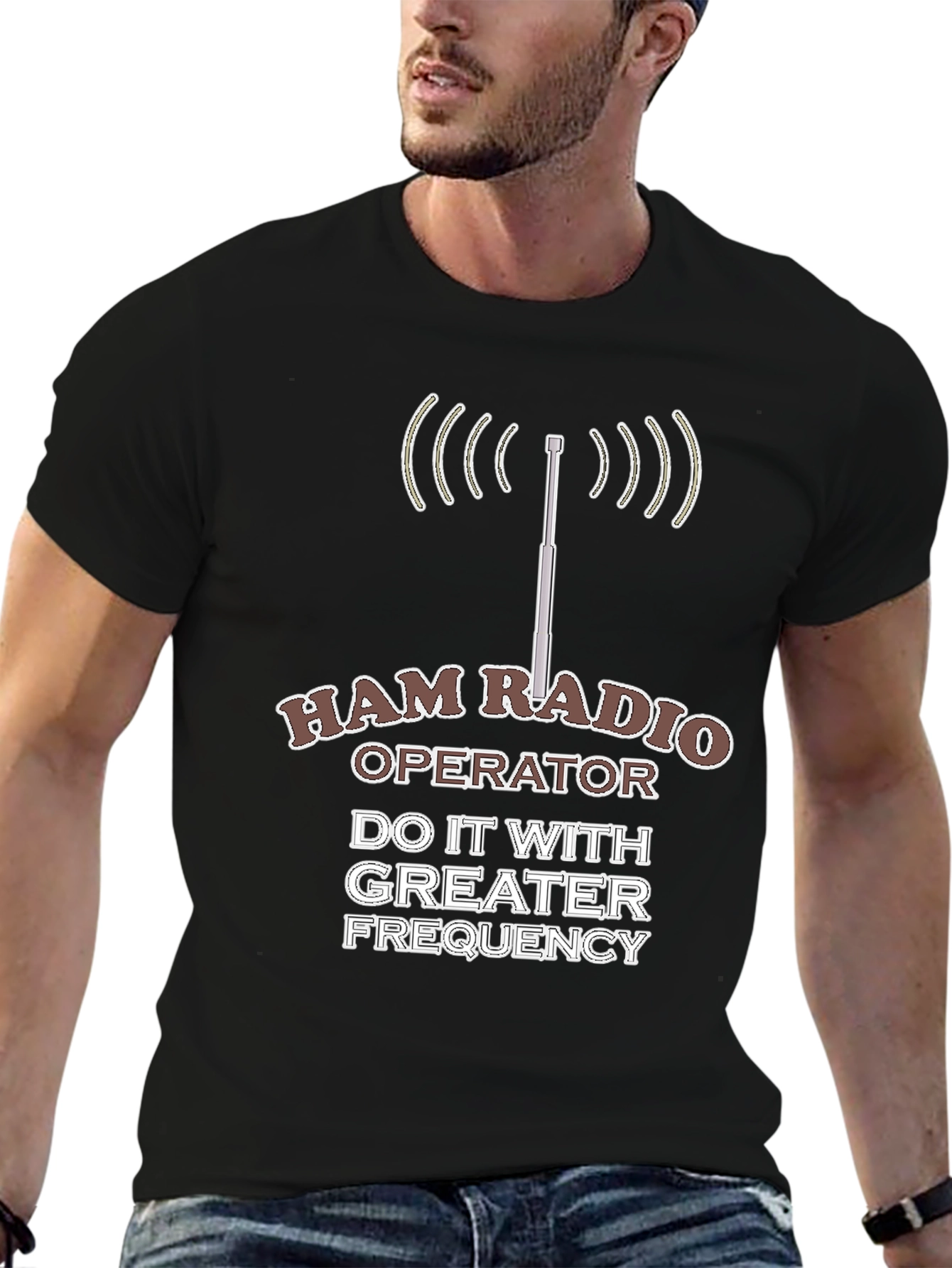 Ham Radio Operator T-Shirt - Do It With Greater Frequency! - 6