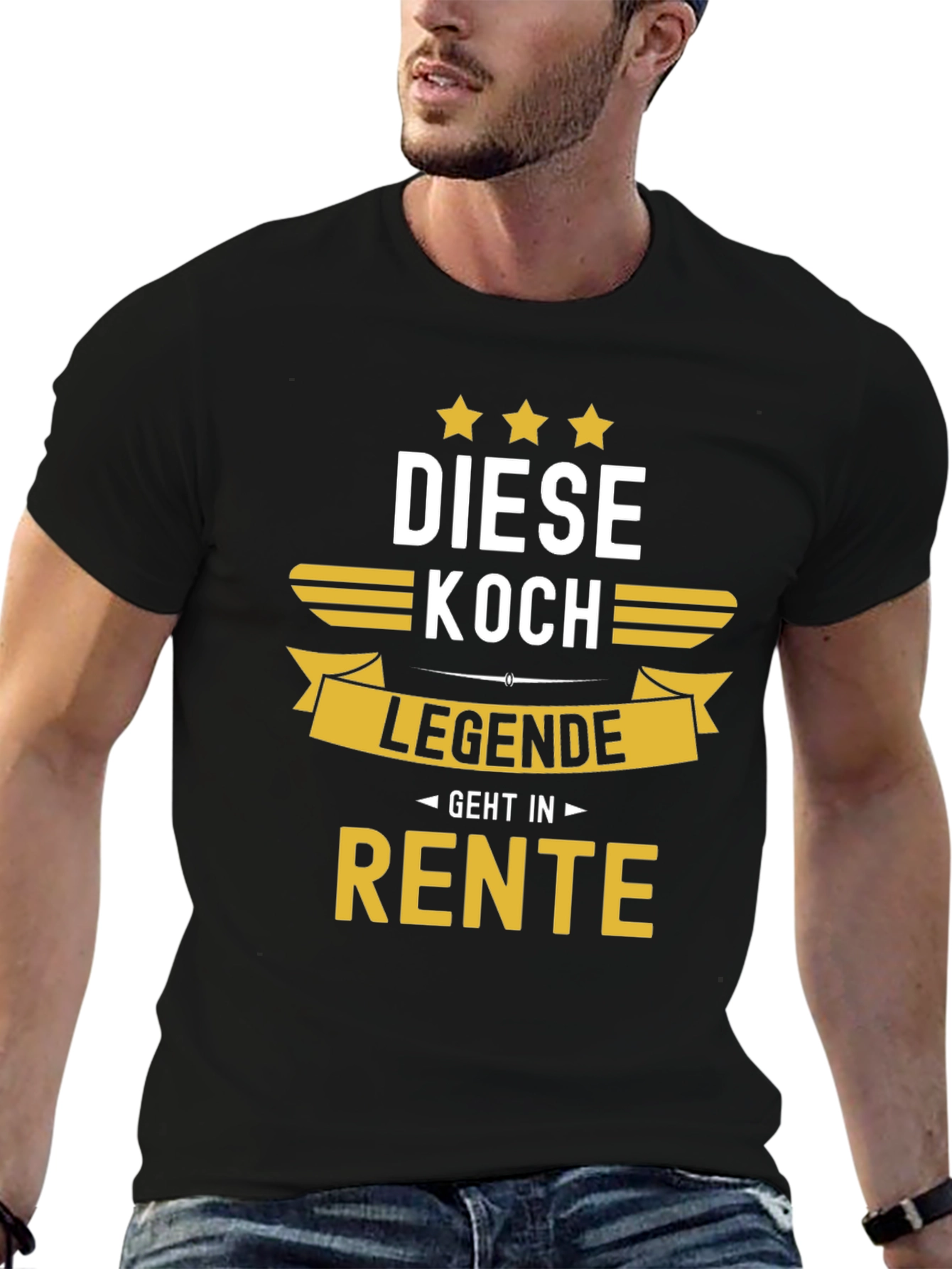Black Diese Koch Legende Geht In Rente - Chef Retirement T-Shirt view 6