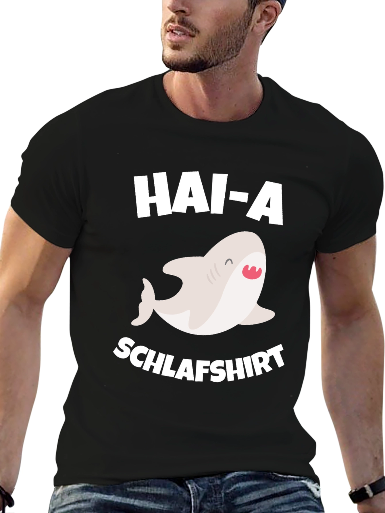 Black Hai-A Schlafshirt Graphic T-Shirt view 6