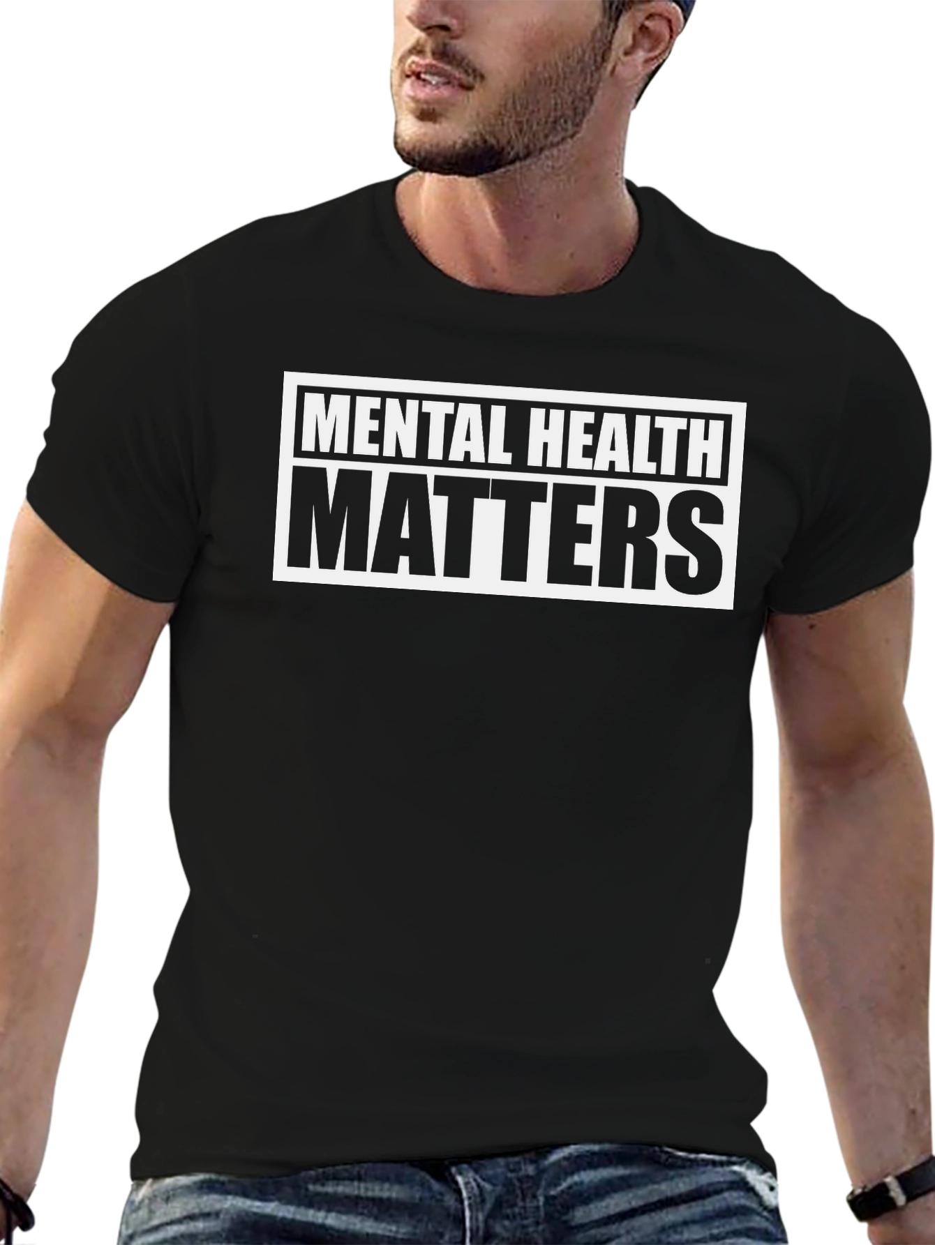 Mental Health Matters T-Shirt - Black - 6