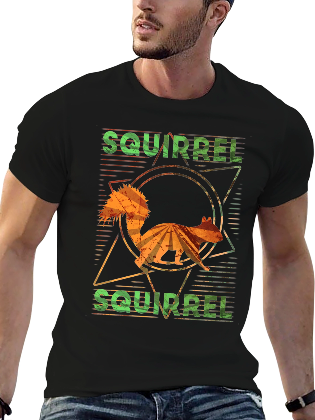 Black Squirrel Graphic Tee - Unique Design view 6