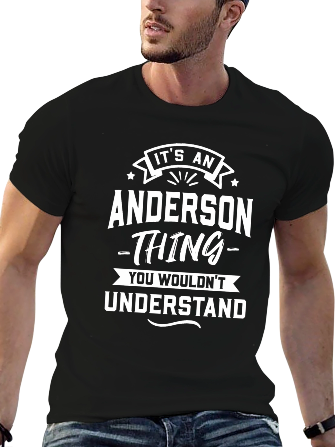 Black It's an Anderson Thing T-Shirt view 6