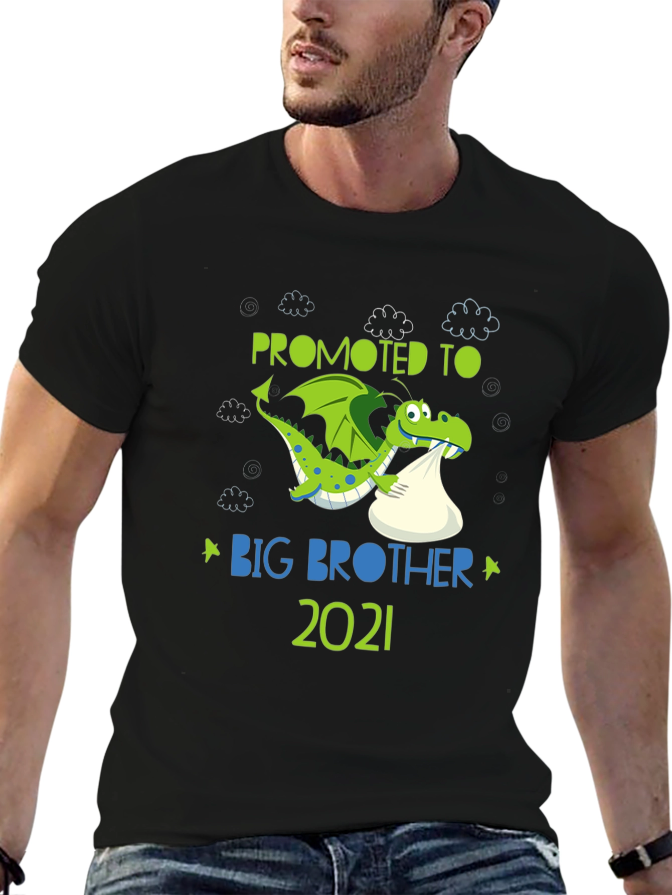 Black Promoted to Big Brother 2021 T-Shirt view 6