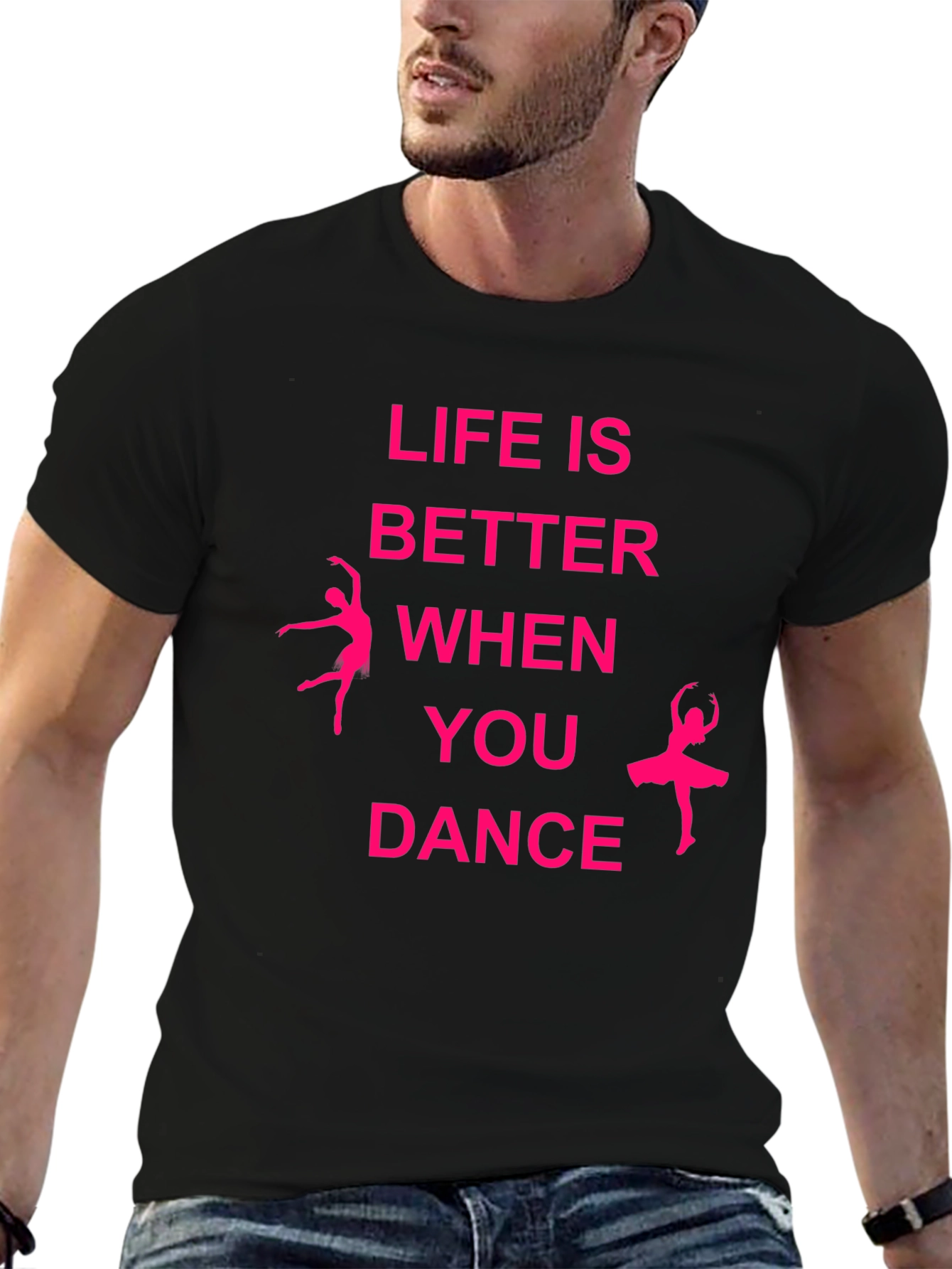 Black Life is Better When You Dance Graphic Tee view 6