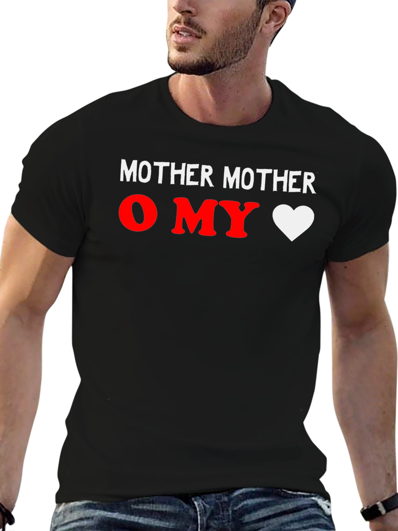 Black Mother Mother O MY Heart T-Shirt view 6